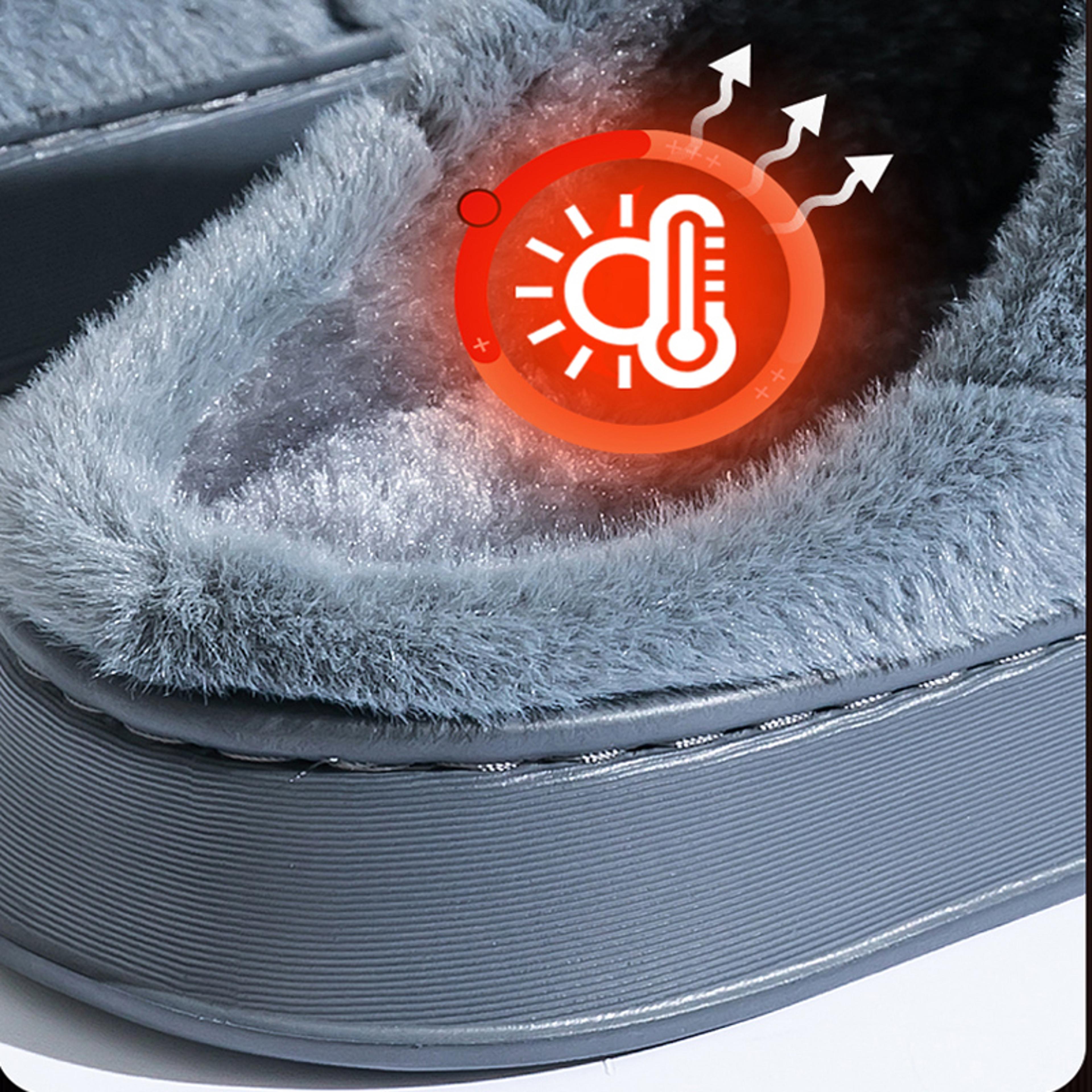 Nonslip Trend Winter Indoor Flip Flops Warm Slippers For Men And Women Soft Casual Home Slides 5