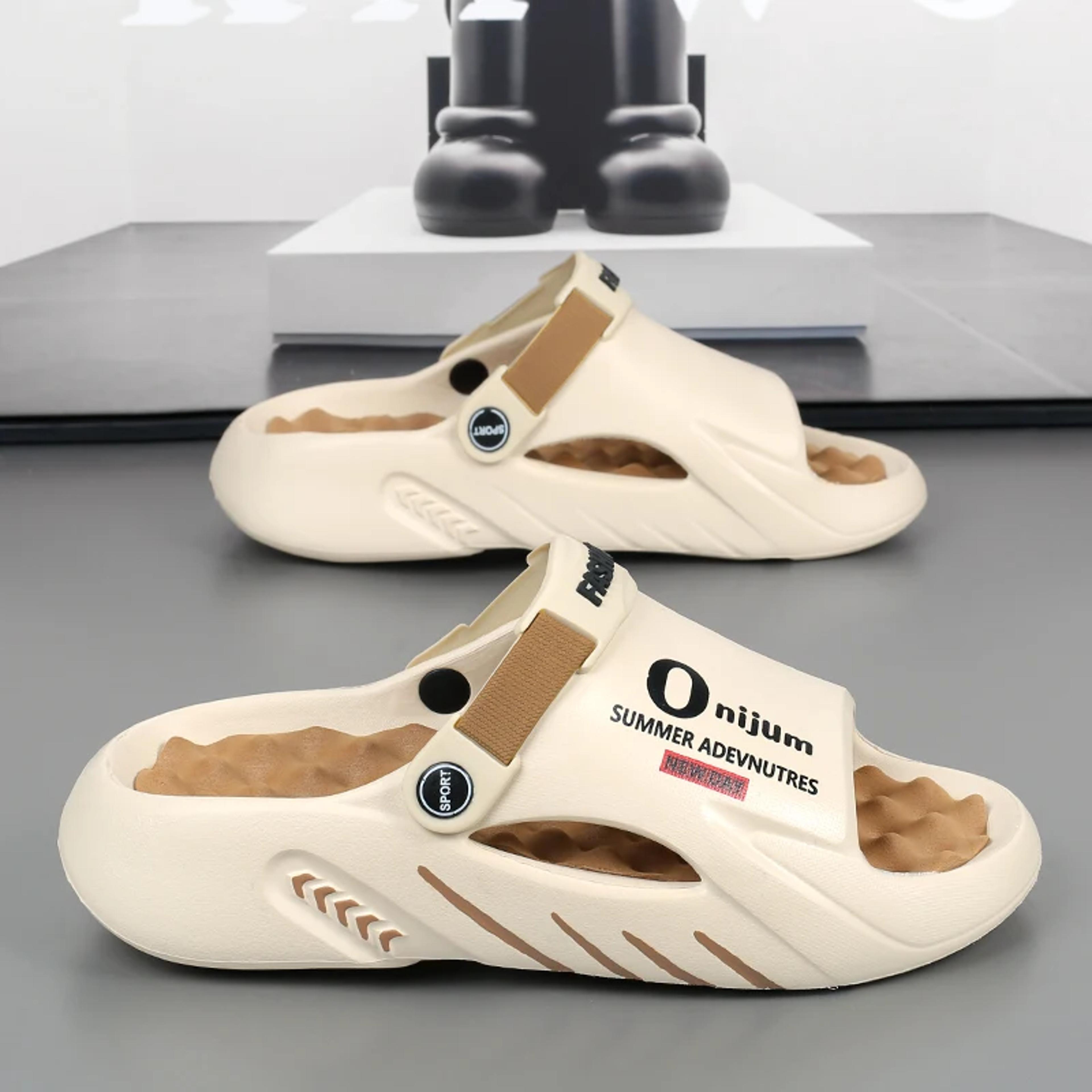Men Slippers Hot Sale Summer EVA Softsoled Platform Slides Walking Sandals Beach Shoes Outdoor Snea 3