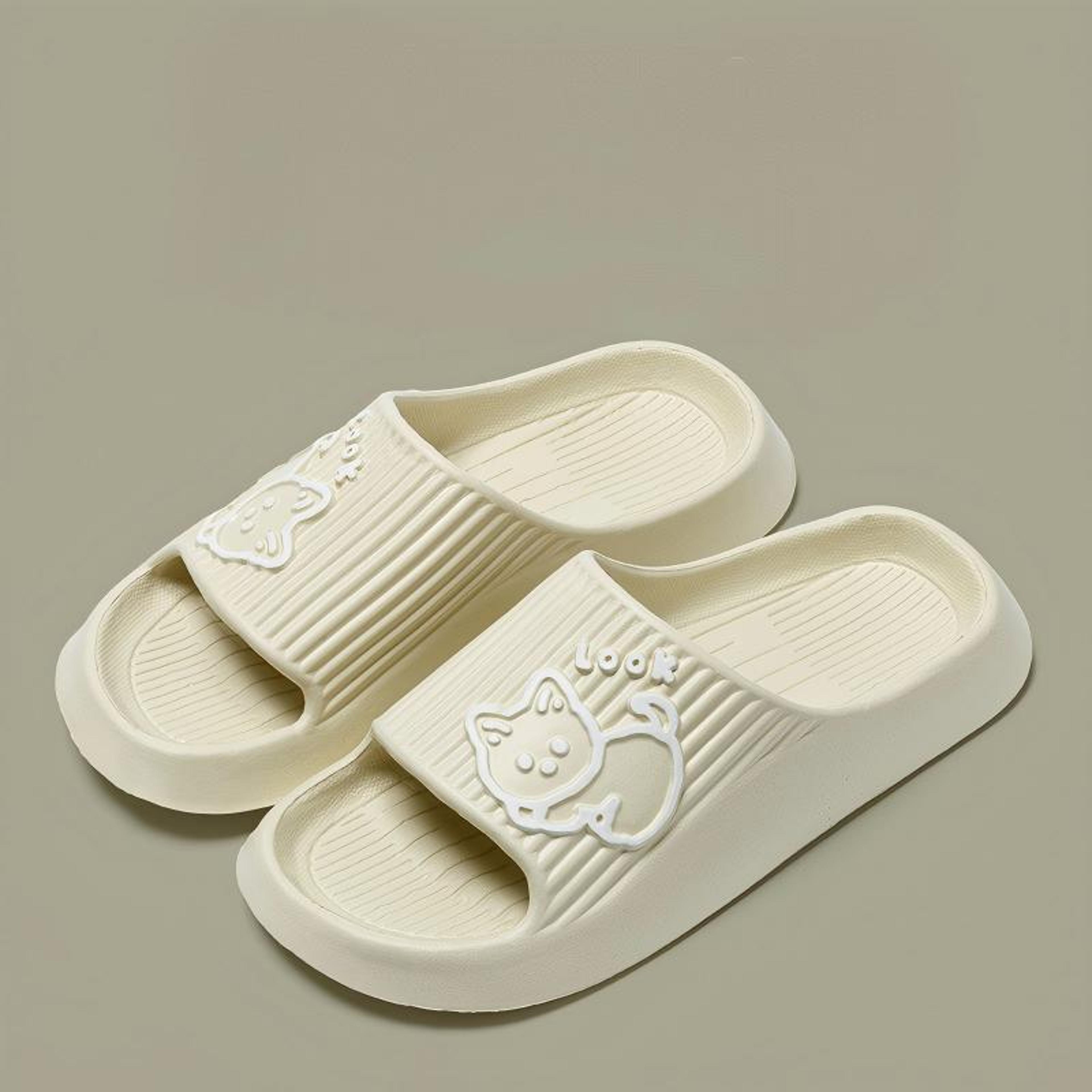 NonSlip Womens Slippers ThickSoled Sandal Slippers Bathroom Bathing Summer Outer Wear 8