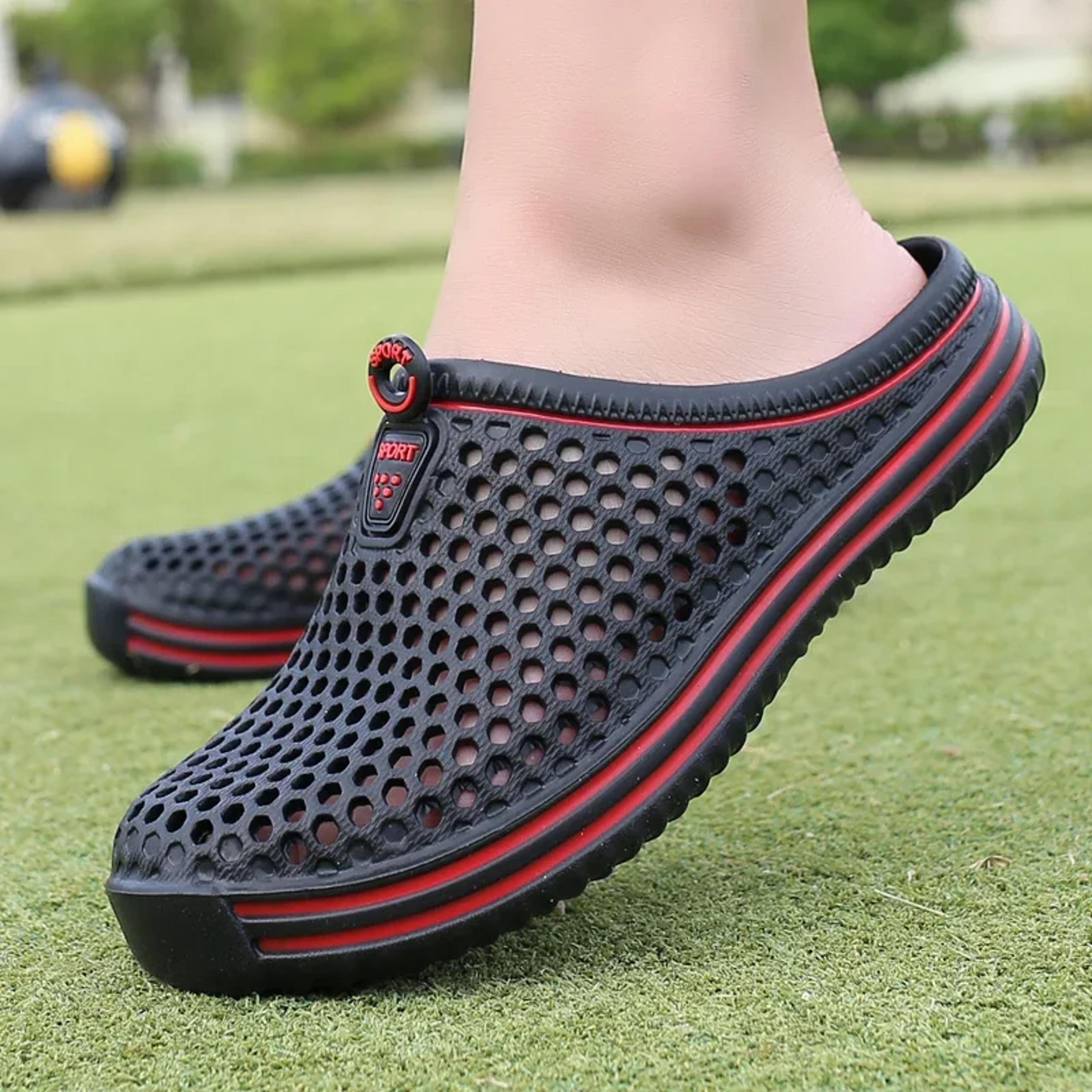 Unisex Hollow Out Beach Slippers Men Shoes Casual Flip Flops Women Sandals NonSlip Summer Beach Sho 1
