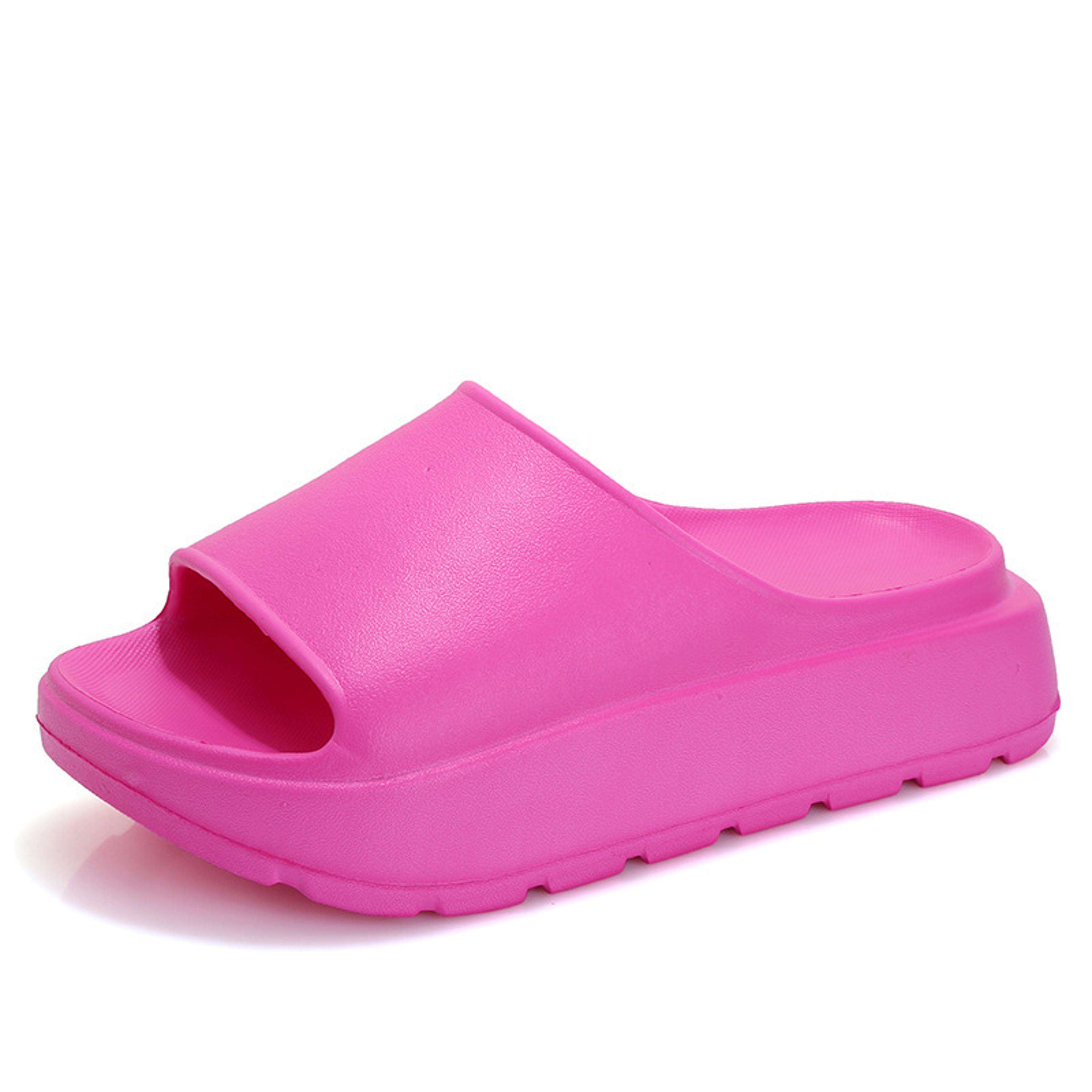 Women Summer Beach Slippers Thick Sole EVA Platform Flip Flops Lightweight NonSlip Bathroom Slides 4