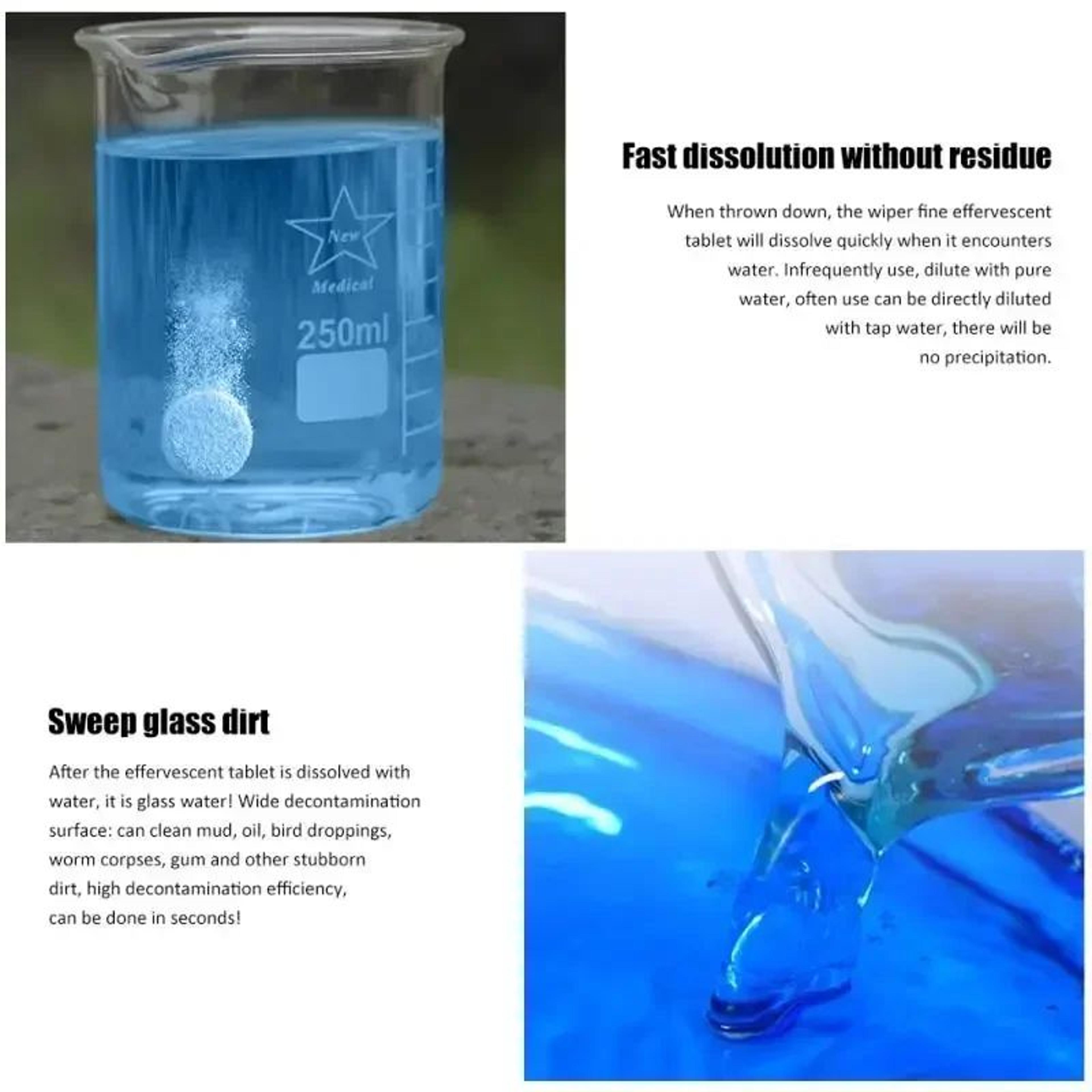 Car Windscreen Cleaner Effervescent Tablet Auto Wiper Glass Cleaner Solid Cleaning Detergent Concen 5