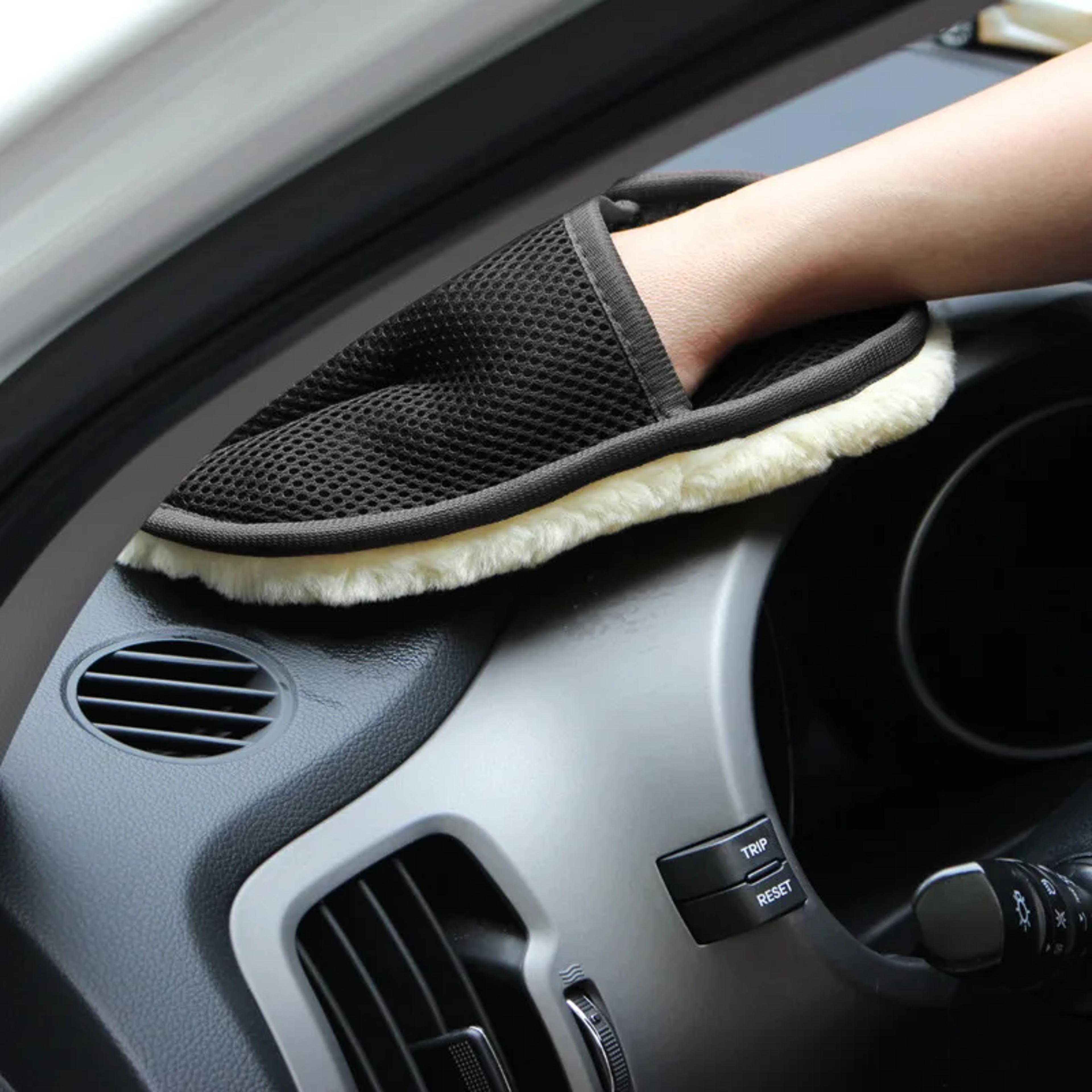 soft car washing gloves, car cleaning brush cleaner wool, motorcycle washer care, automotive car styling