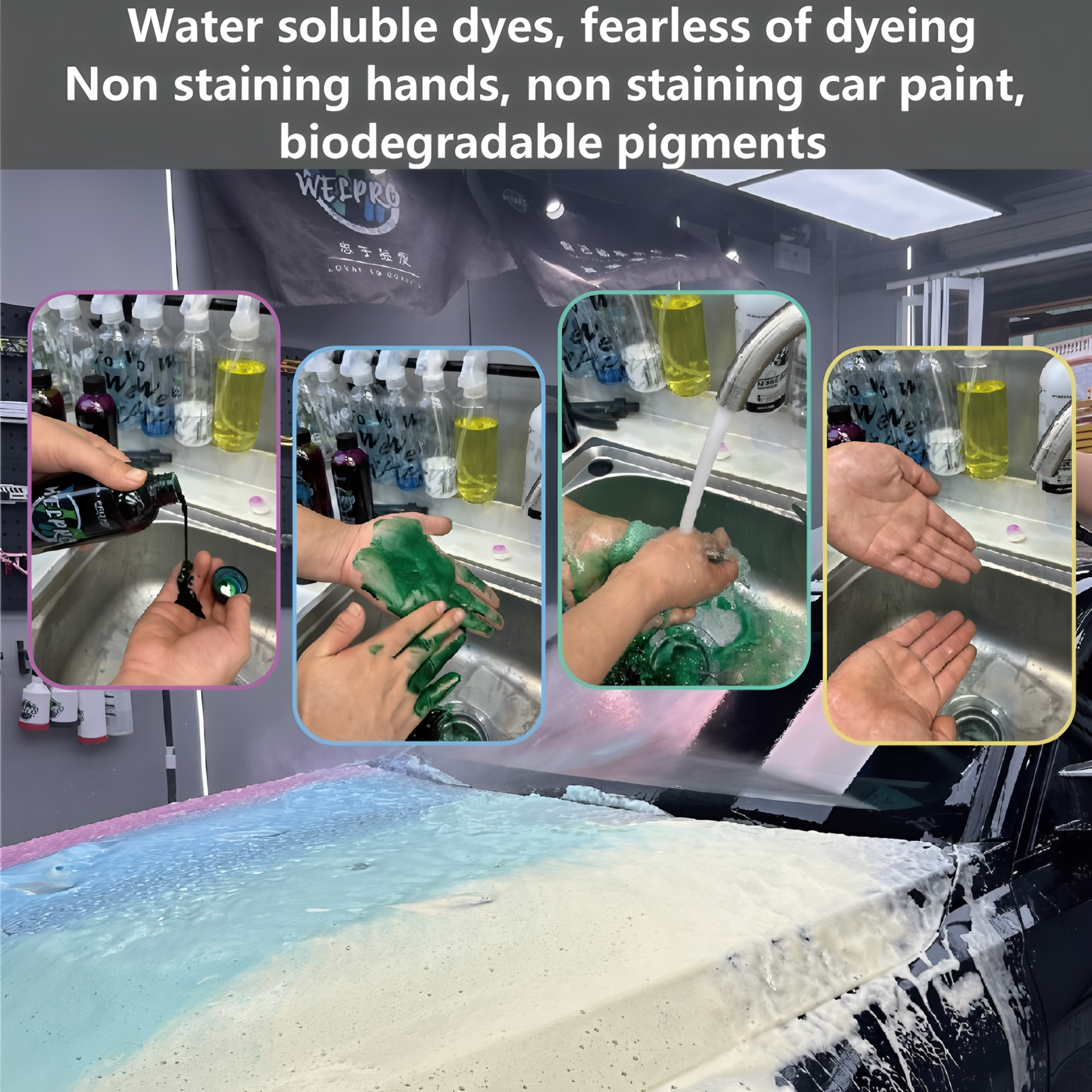High Foaming Car Wash Color Foam Shampoo Perfect For Foam Guns  Cannons Premium Car Soap 3
