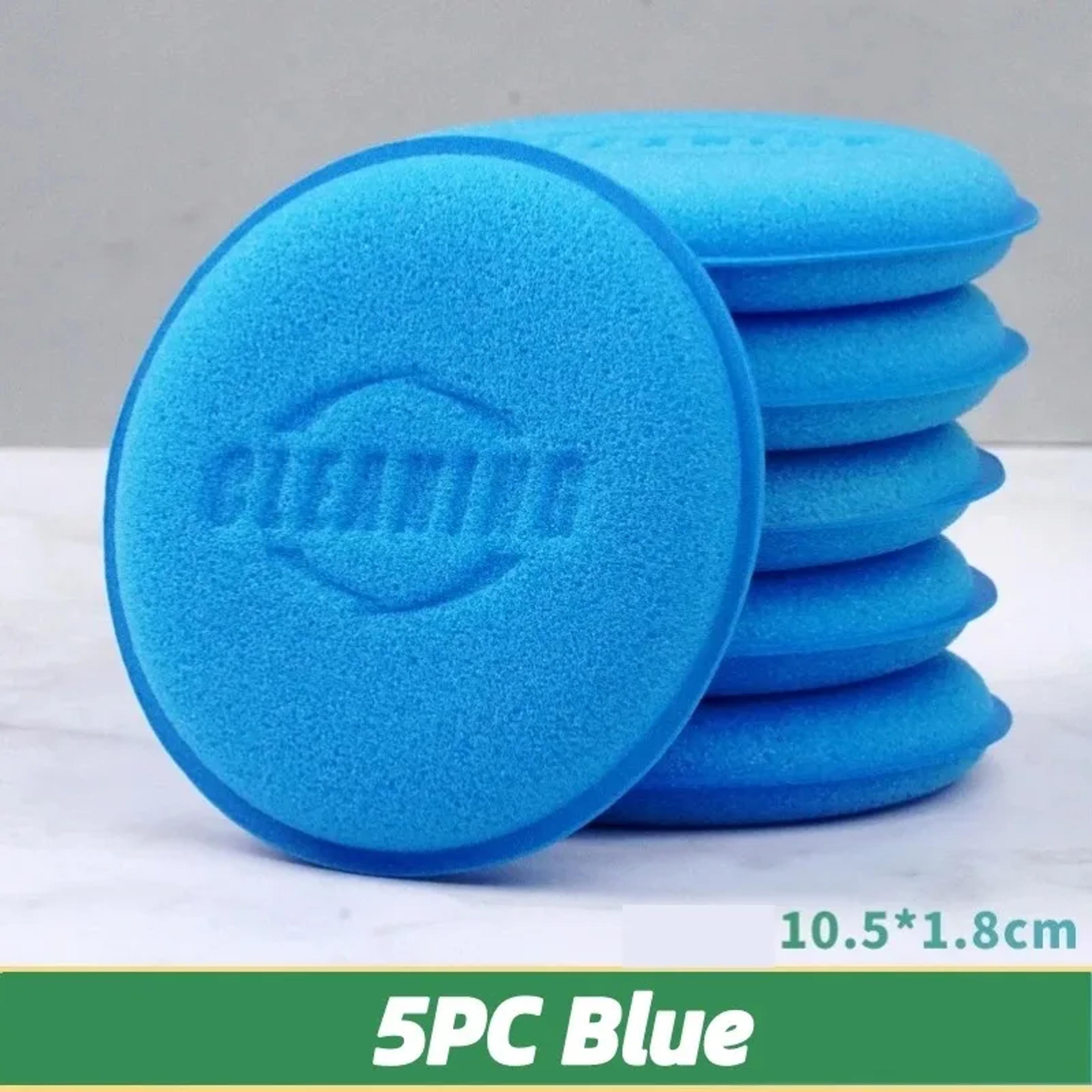 Car Detailing Tools Car Round Waxing Polish Sponges High Density Foam Applicator Pads Curing  Polis 6