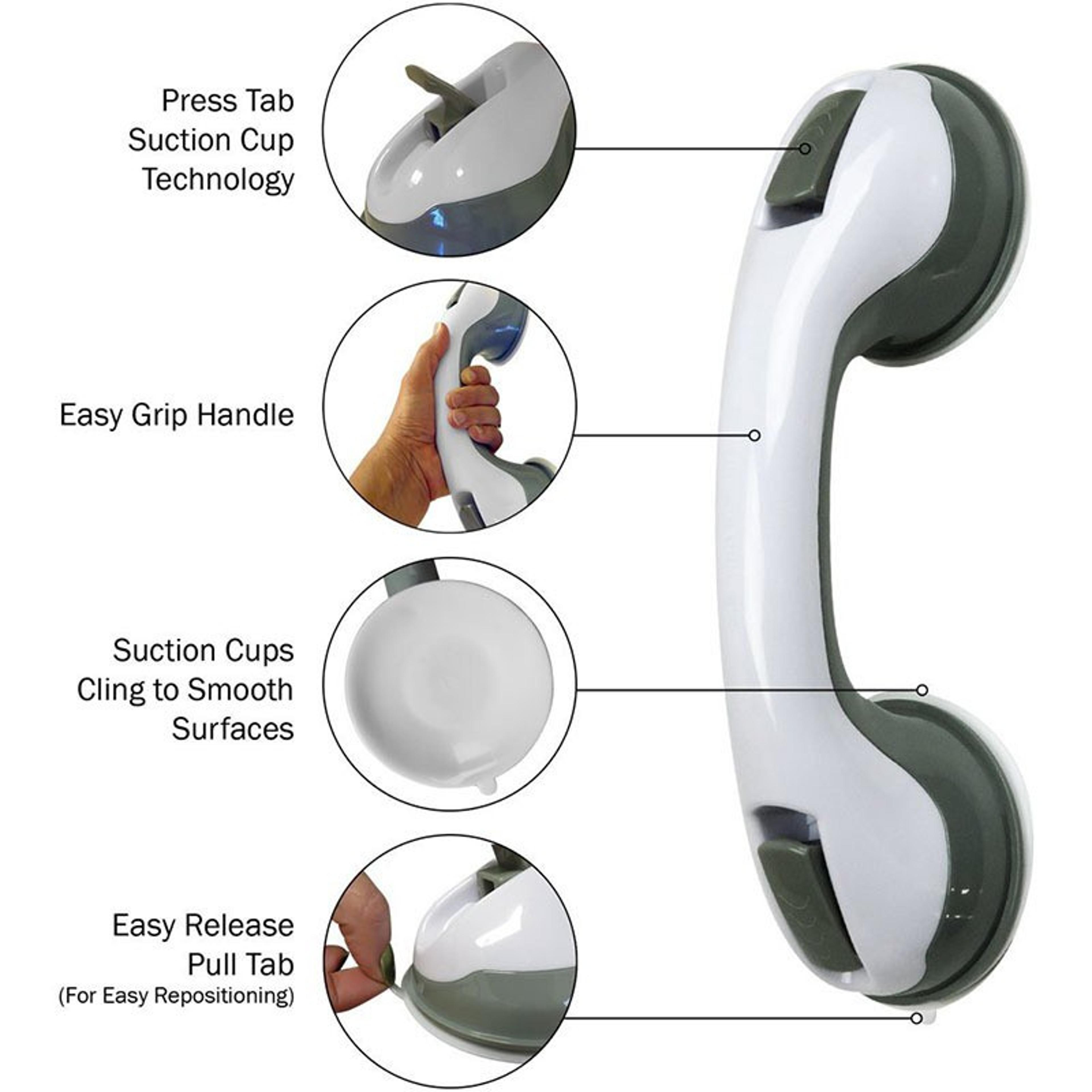 Nonslip Support Handle Bathroom Shower Grab Bars Toilet Safety Grab Rod Handles For Elderly 3