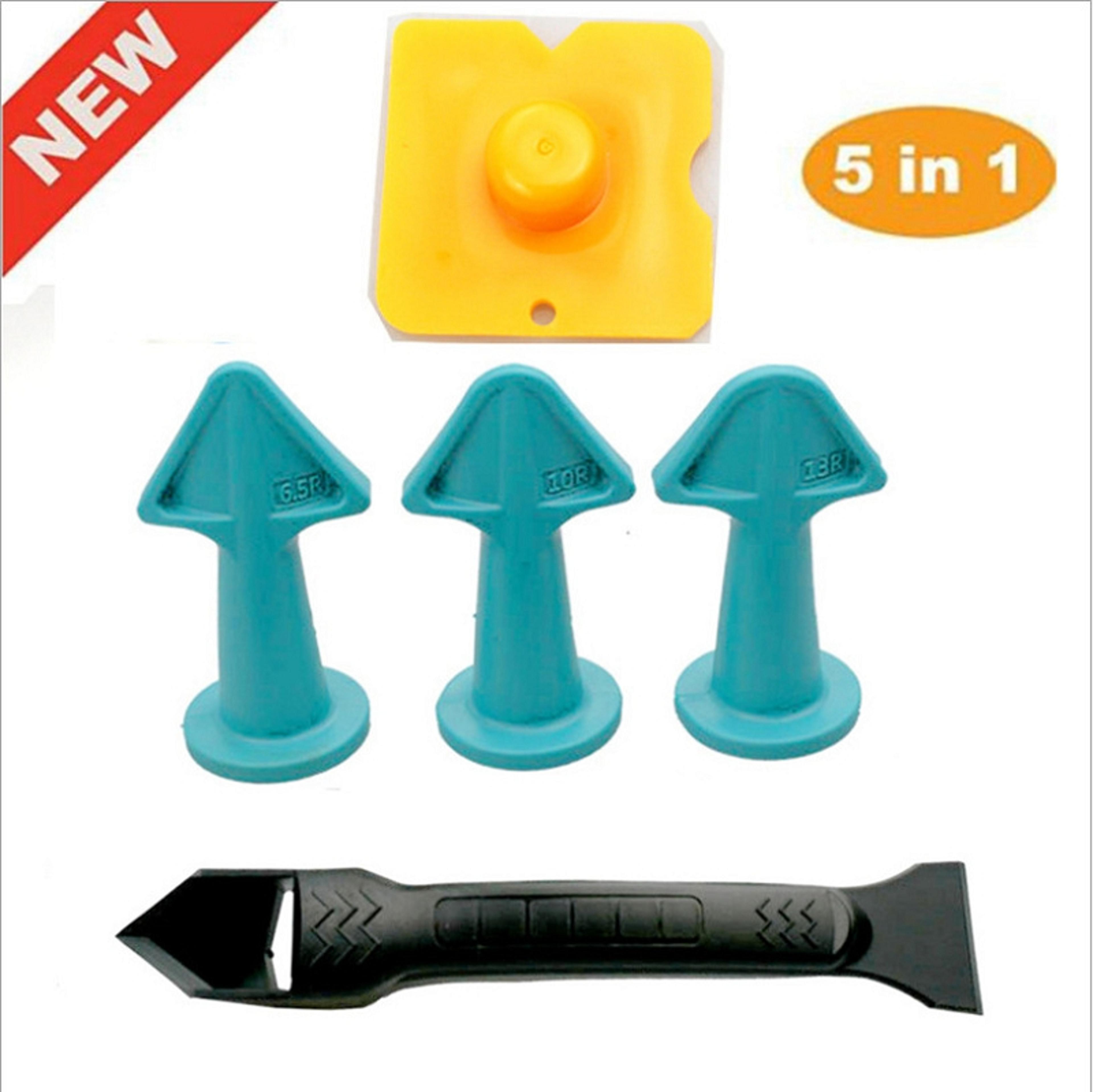 Caulking Nozzle Applicator Kit Silicone Remover Plastic Glue Shovel Tile Grout Tool Floor Joints Fi 3