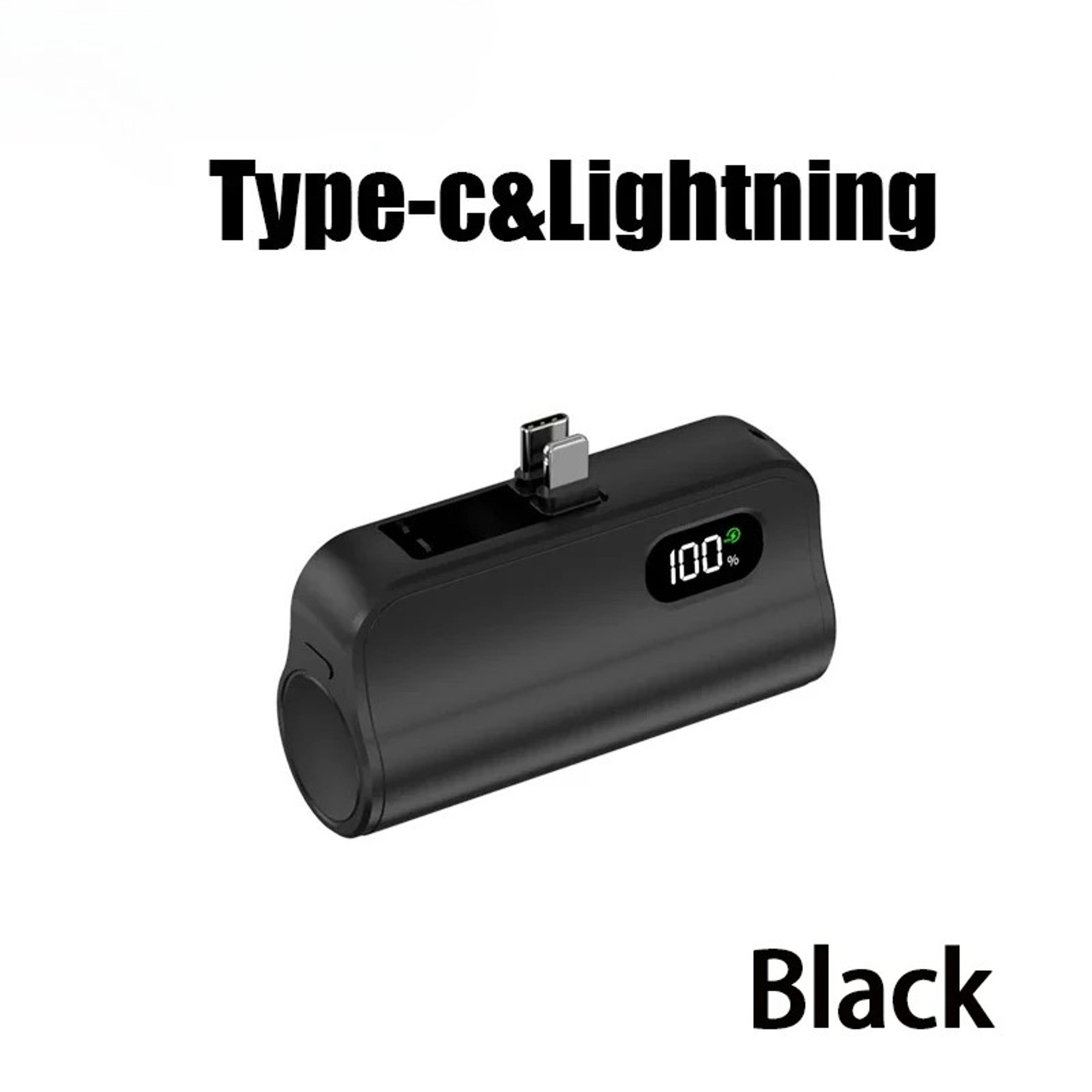 Portable Wireless Fast Charging External Battery Mini Capsule High Capacity Power Bank 4