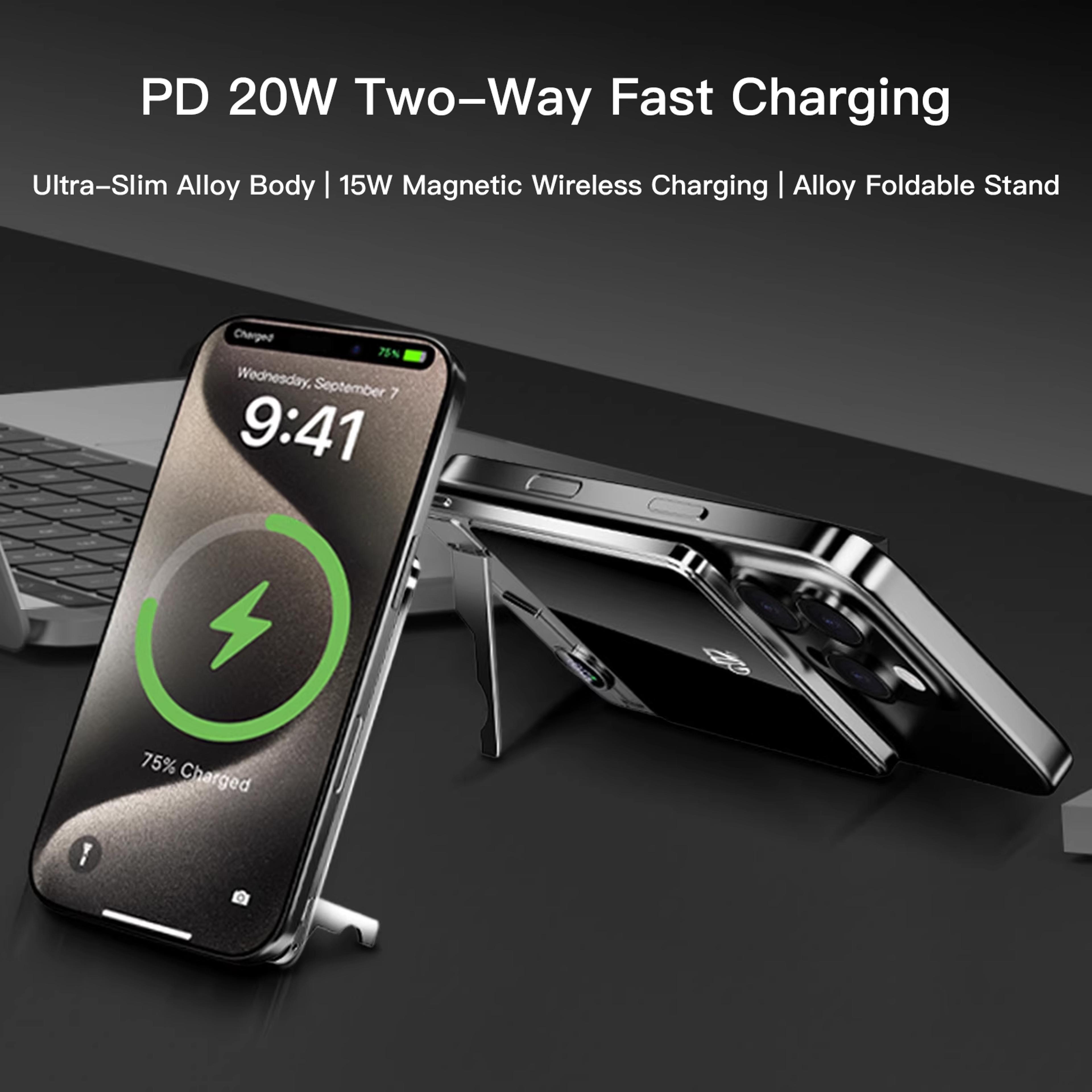 Magnetic Wireless Fast Charging Portable Battery Ultra Slim Power Bank For MagSafe 6