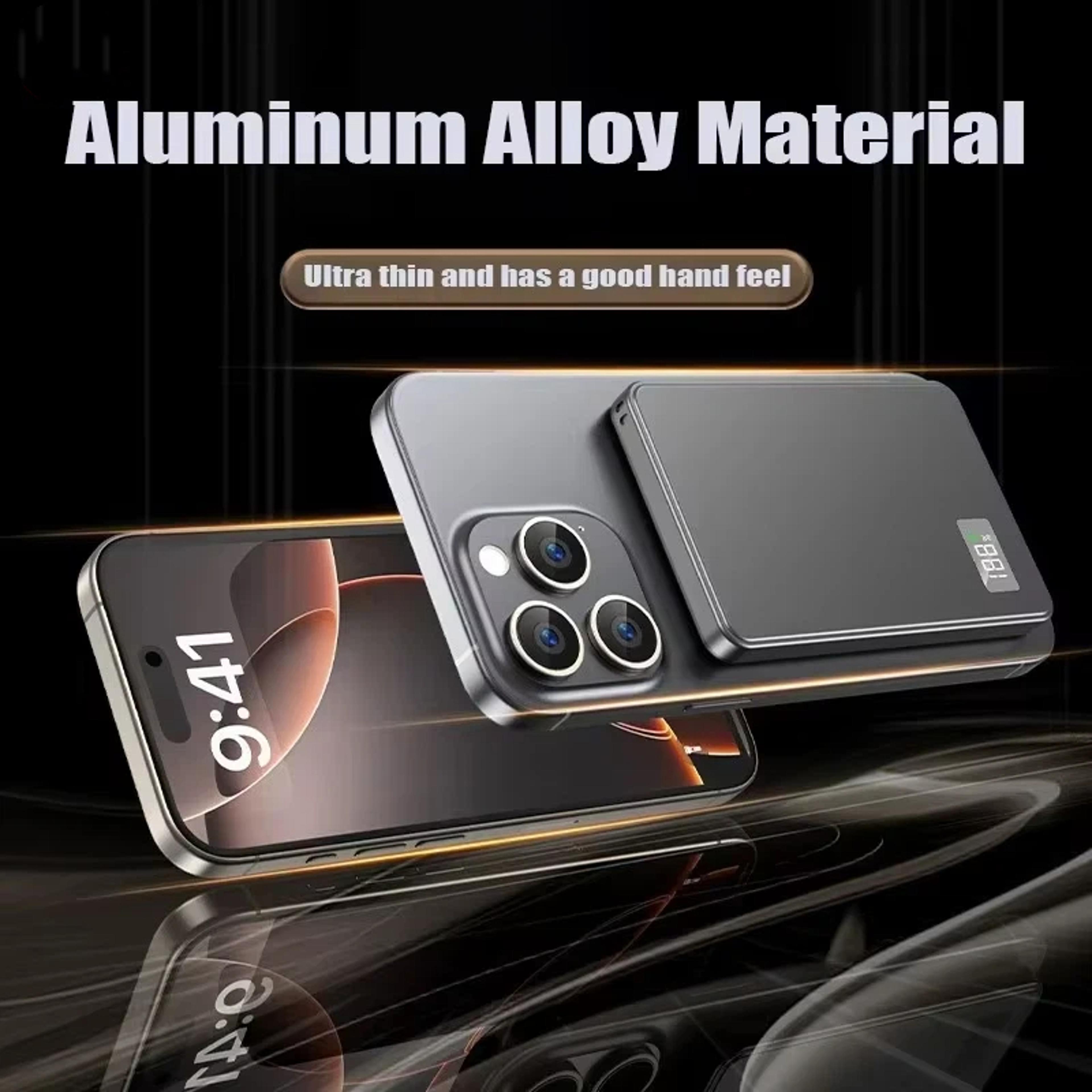 Portable Magnetic Wireless Power Bank Fast Charging External Battery For MagSafe IPhone Samsung Xia