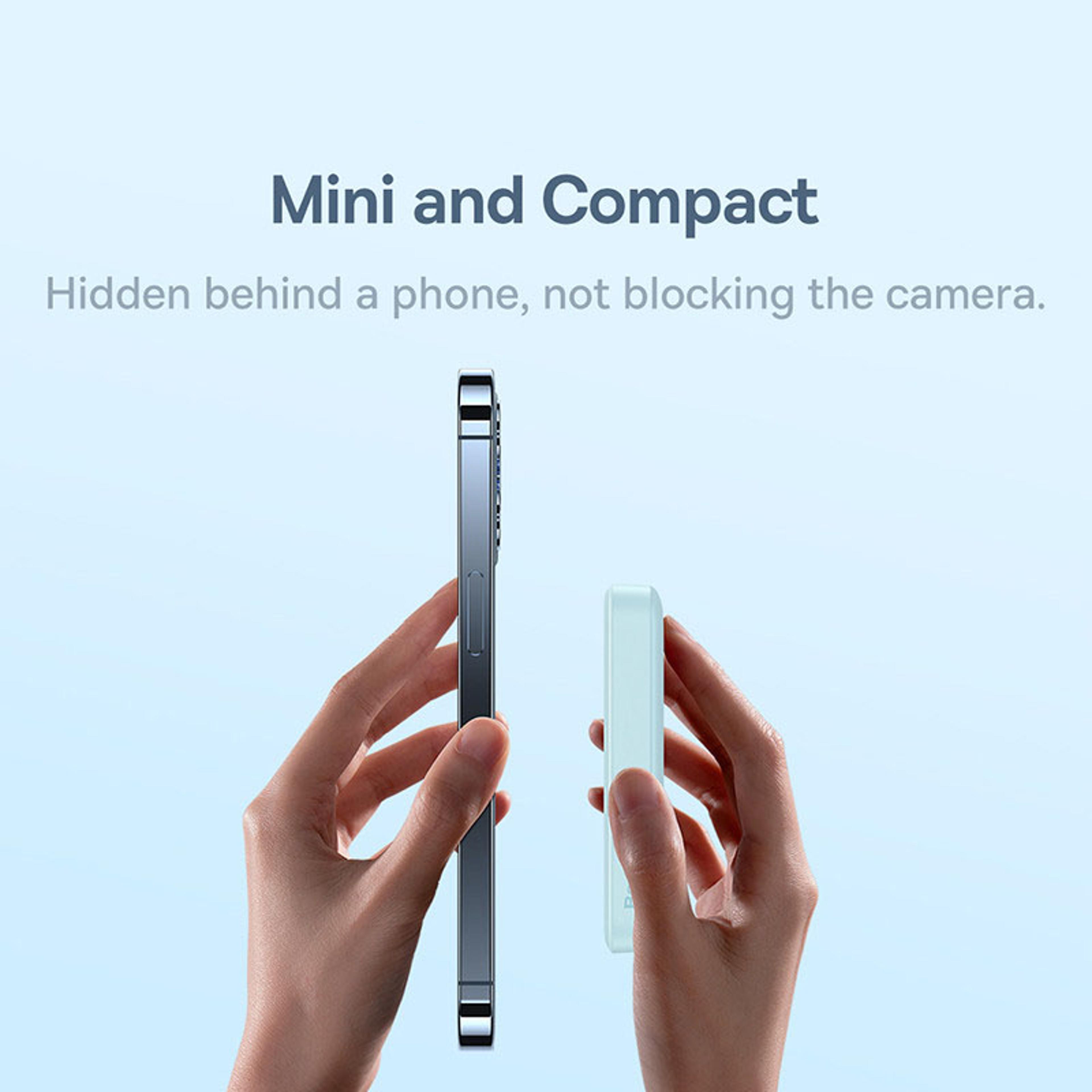 Mini Power Bank  Auto Wake Magnetic Wireless Fast Charge Powerbank For Phones And On The Go Chargin 6