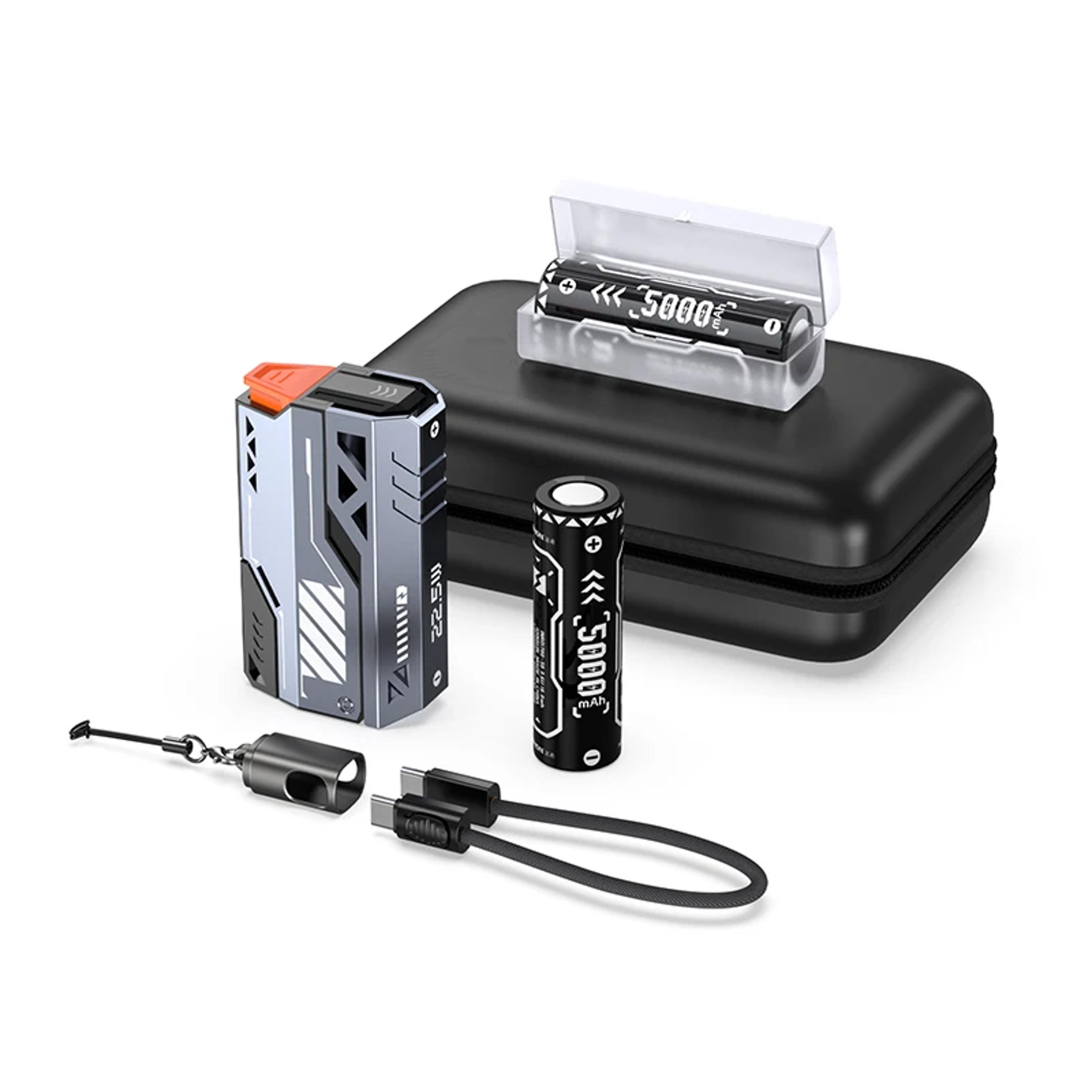 Portable Power Bank Fast Charging External Battery Removable Replaceable Battery Pack 2