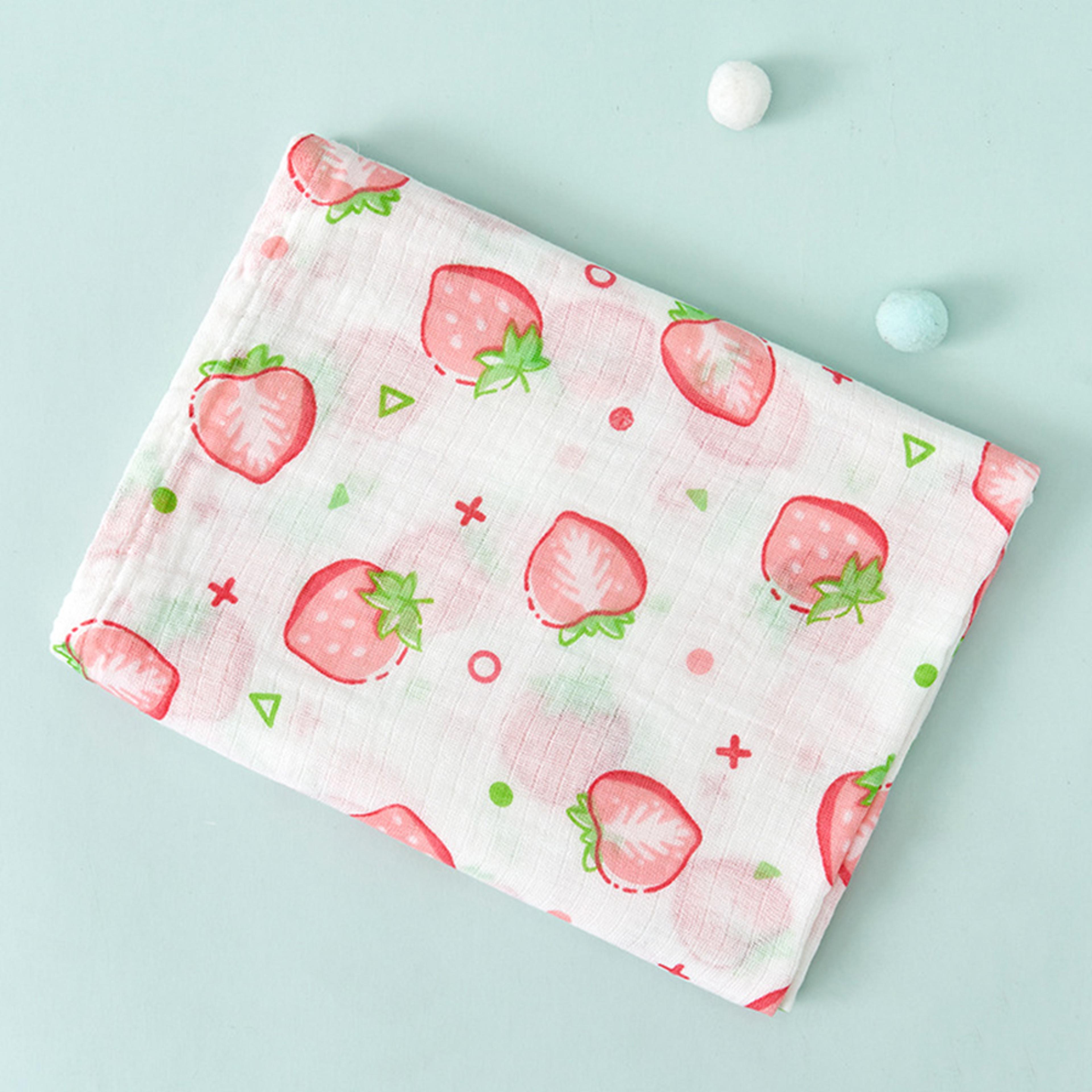 Cotton Soft Baby Swaddle Blanket 2 Layer Muslin Newborn Summer Blankets Quick Dry Kids Bath Towel 10