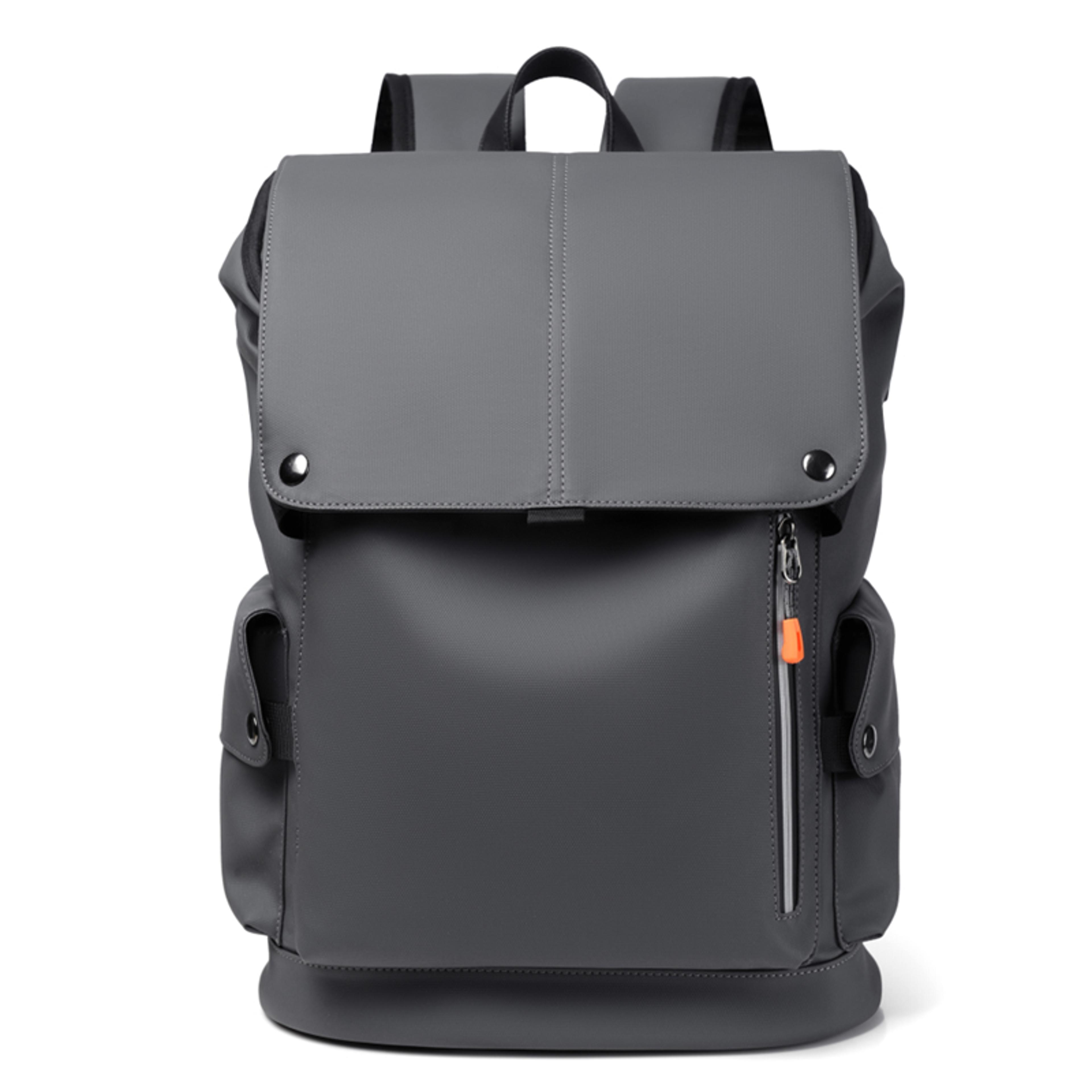 Waterproof High Quality PU Leather Mens Laptop Backpack Large Business Computer Backpack For Urban  4