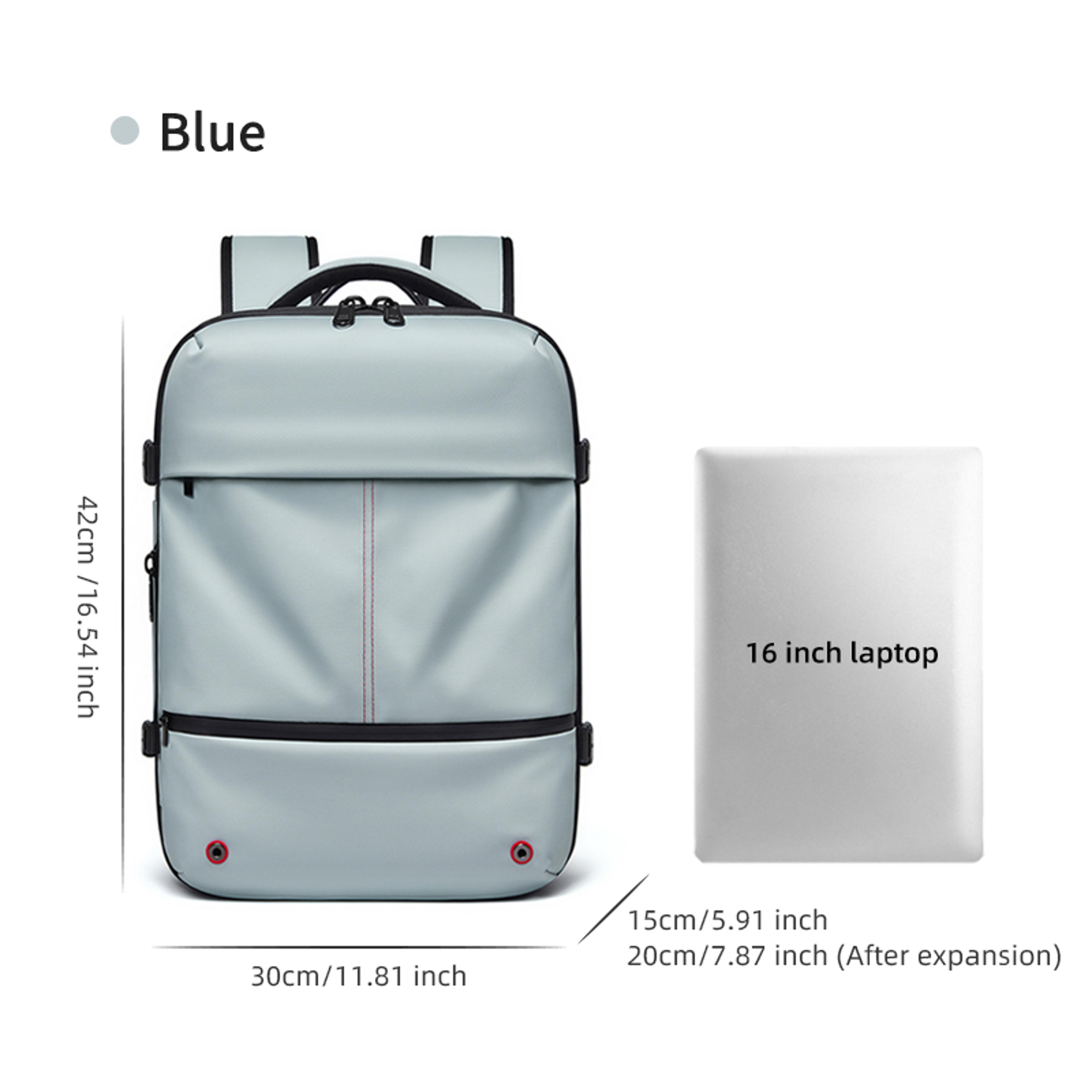 Travel Women Backpack Vacuum Compression 16 Inch Laptop Backpack USB Charging School Backpack 1