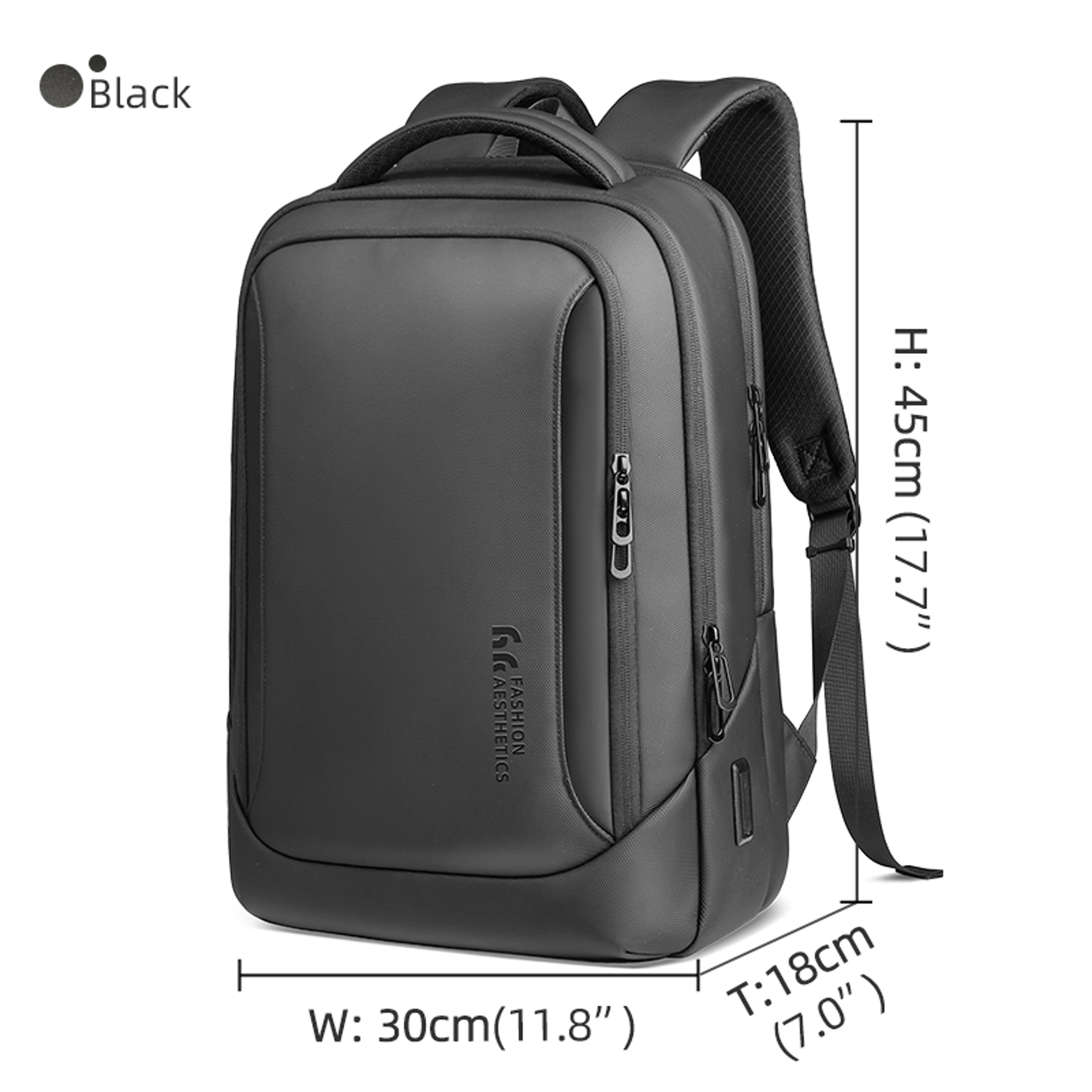 Waterproof Laptop Bag For Men Designer Sports Backpack With USB Charging Business  Travel Backpack
