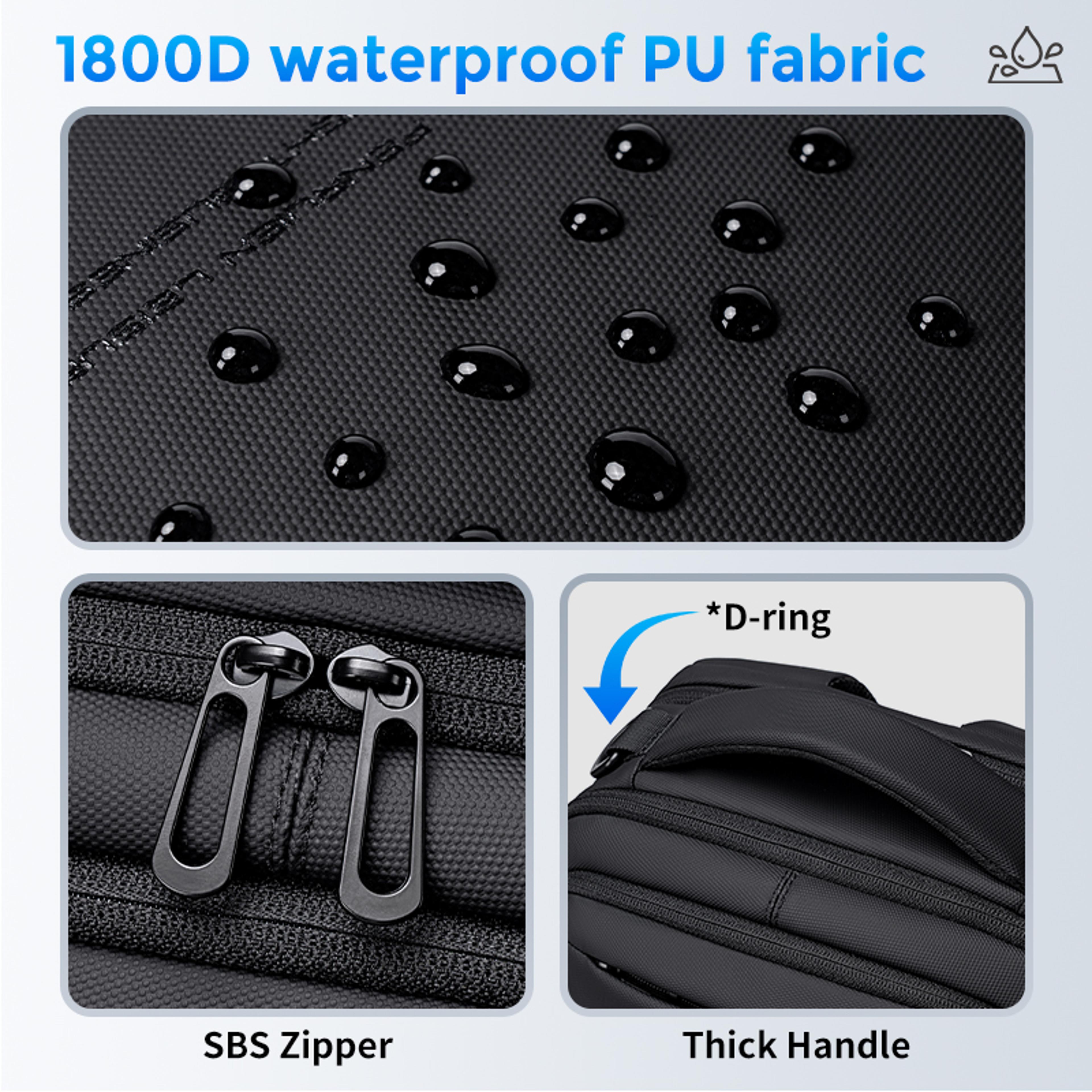 New Men Backpack 30 USB Port Charge Waterproof Backpack Large Capacity Schoolbag Multifunction Busi 5