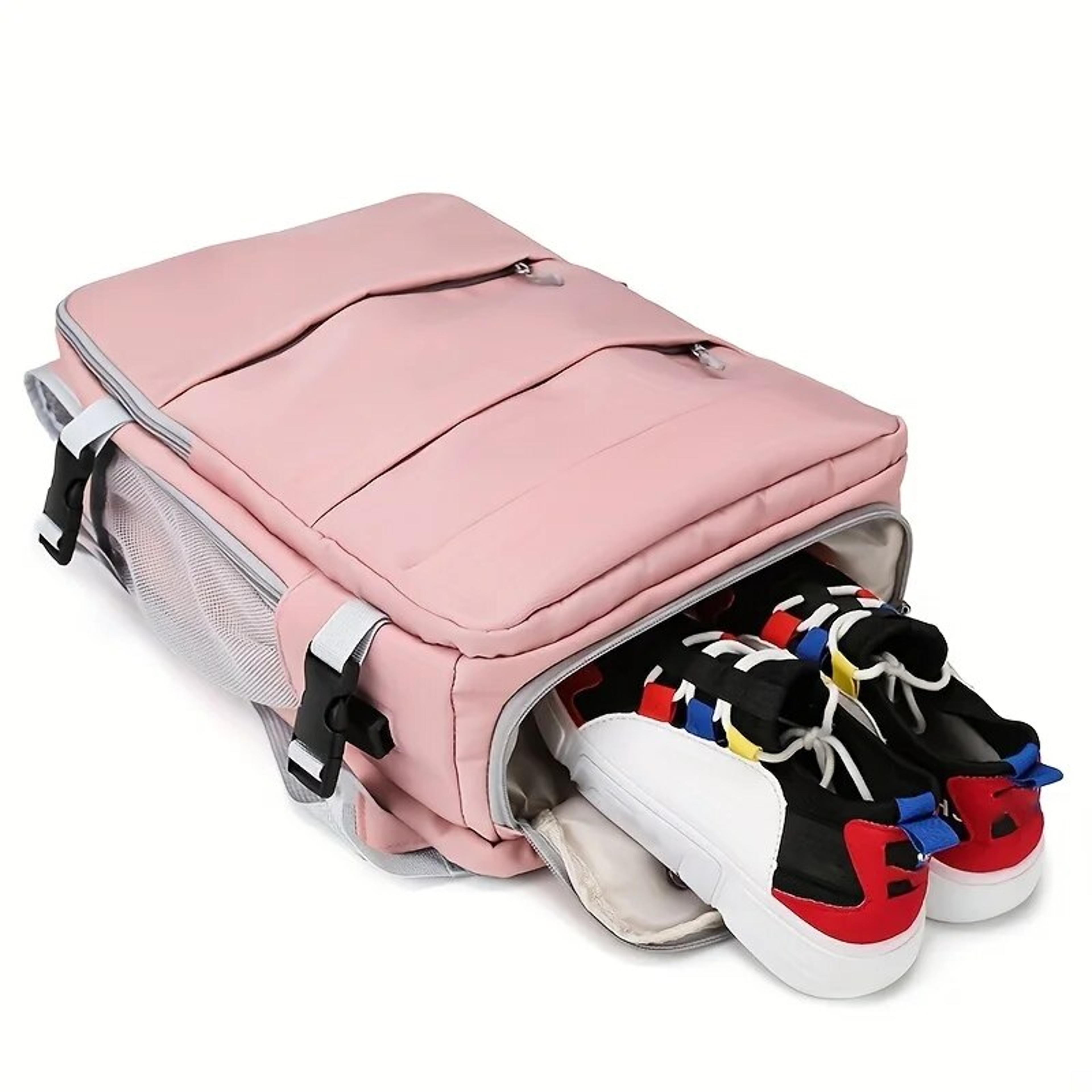 Multilayer Womens Backpack Large Capacity Travel Bag With Shoe Storage Waterproof And Dry Wet Separ 4
