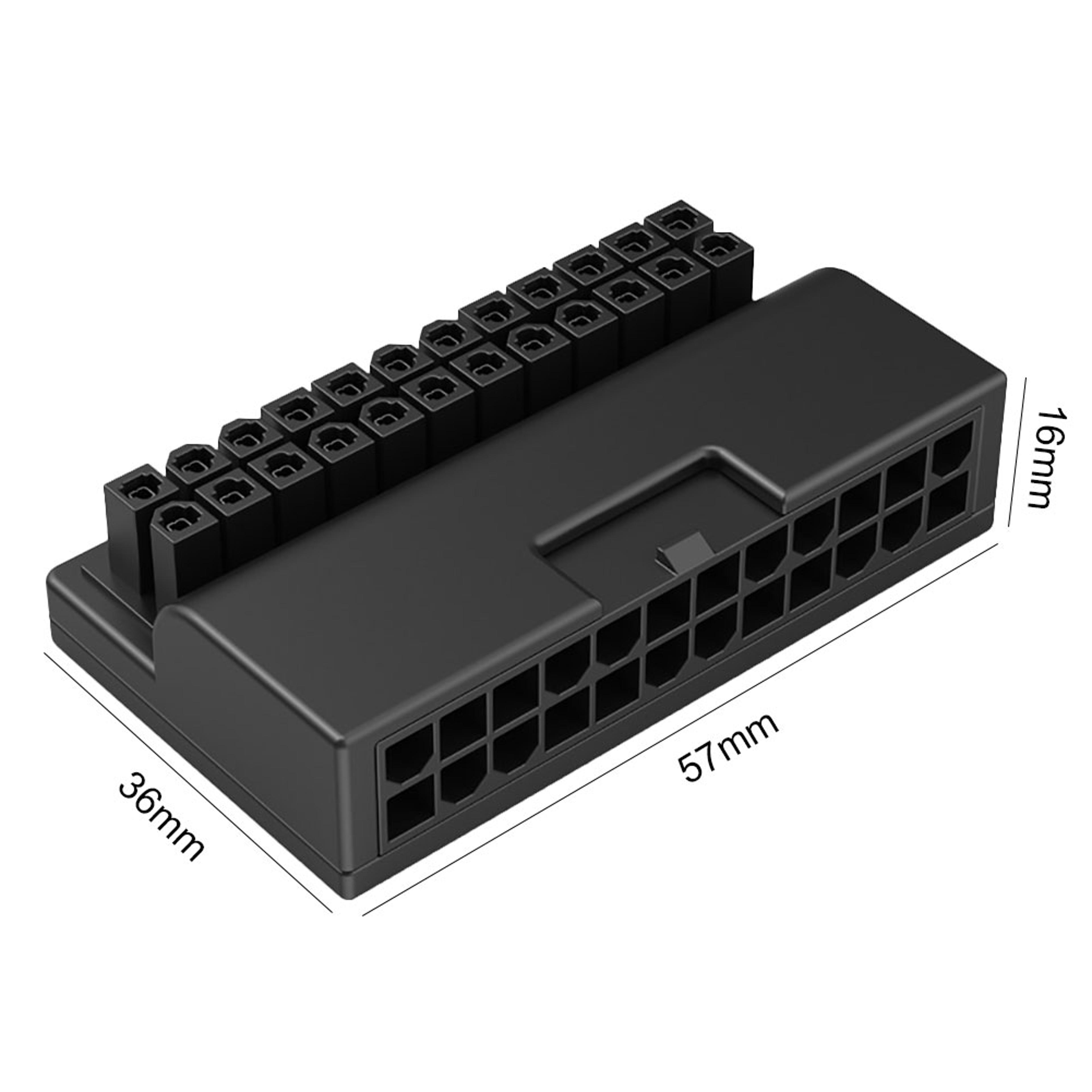 Modular ATX Pin To Degree Power Plug Adapter ARGB Light Mainboard Power Supply Cable For Motherboar 4