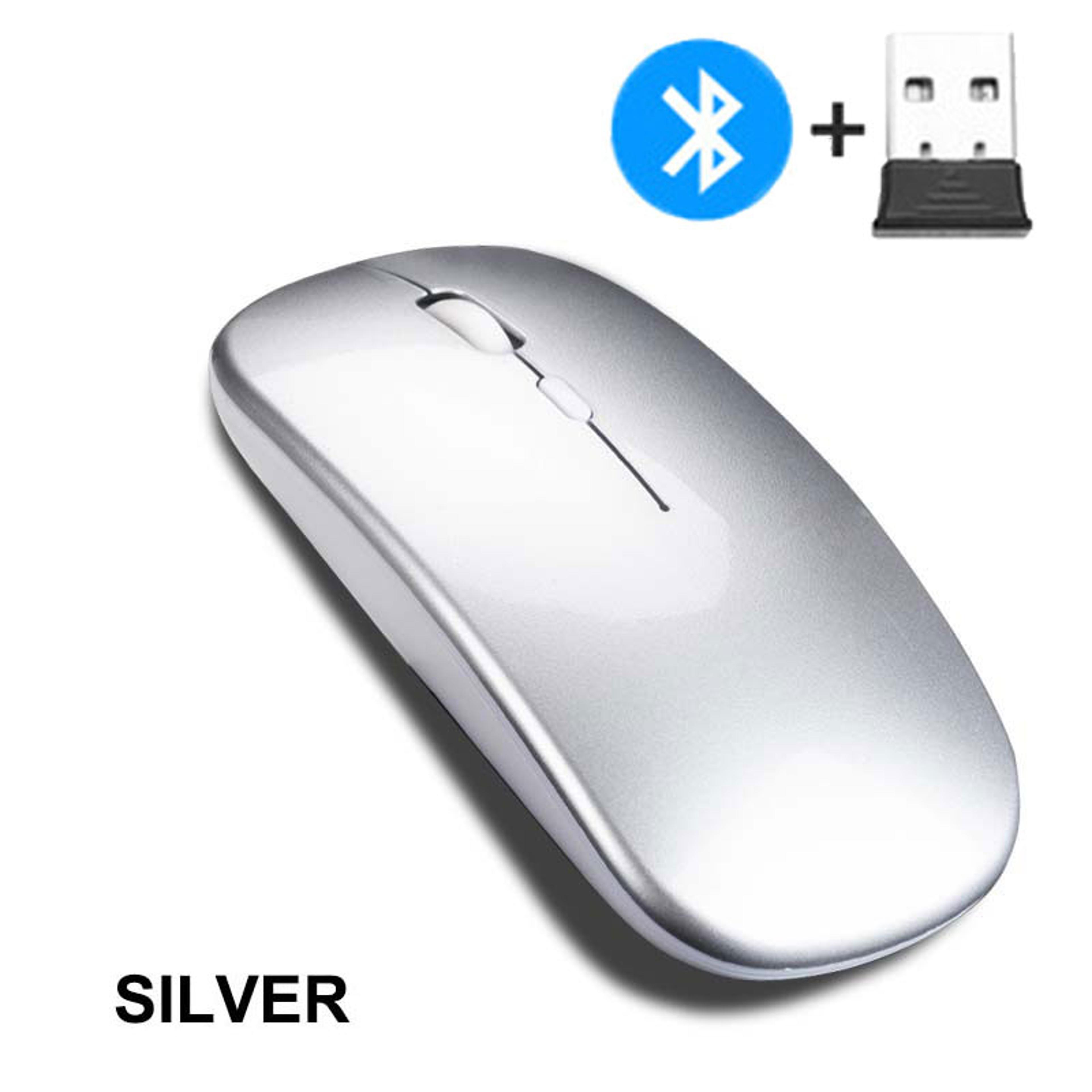 Ultra Thin Wireless Mouse For Laptop And Tablet Bluetooth  Mice Battery Version 7
