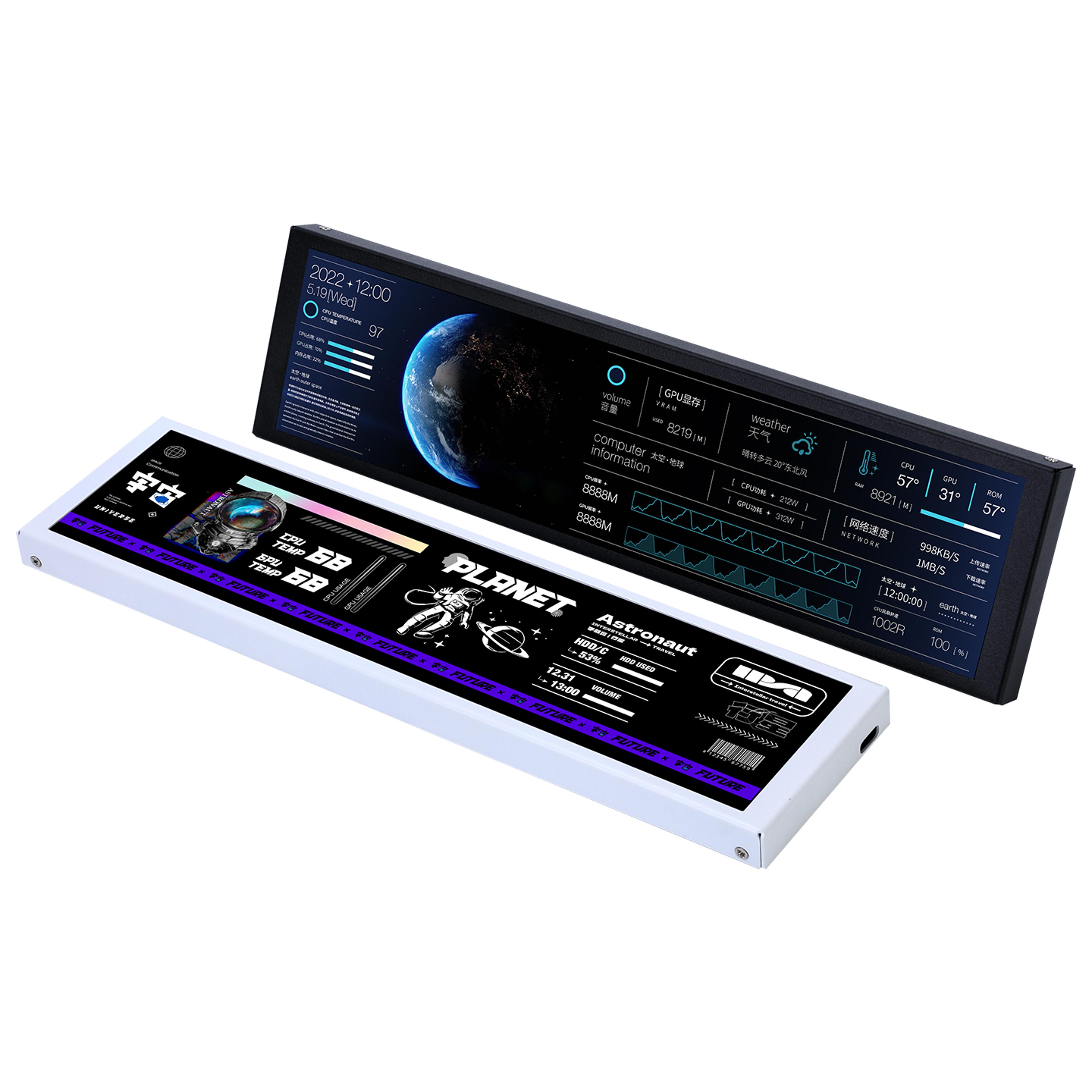 USB Secondary Screen IPS LCD TypeC Display For Computer Chassis Monitor For CPU RAM GPU HDD  FPS In 5