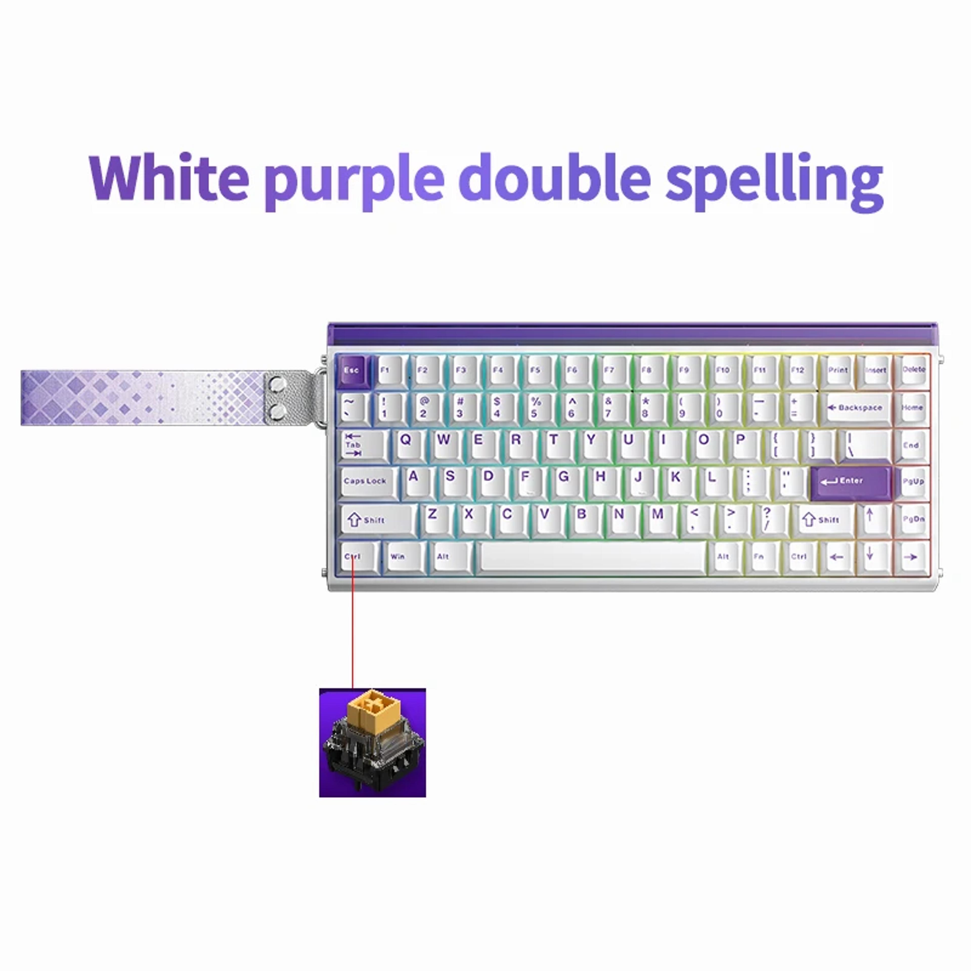 Wired Mechanical Keyboard RGB Magnetic Switch Music Rhythm 8K Return Rate Computer Accessory For Ga