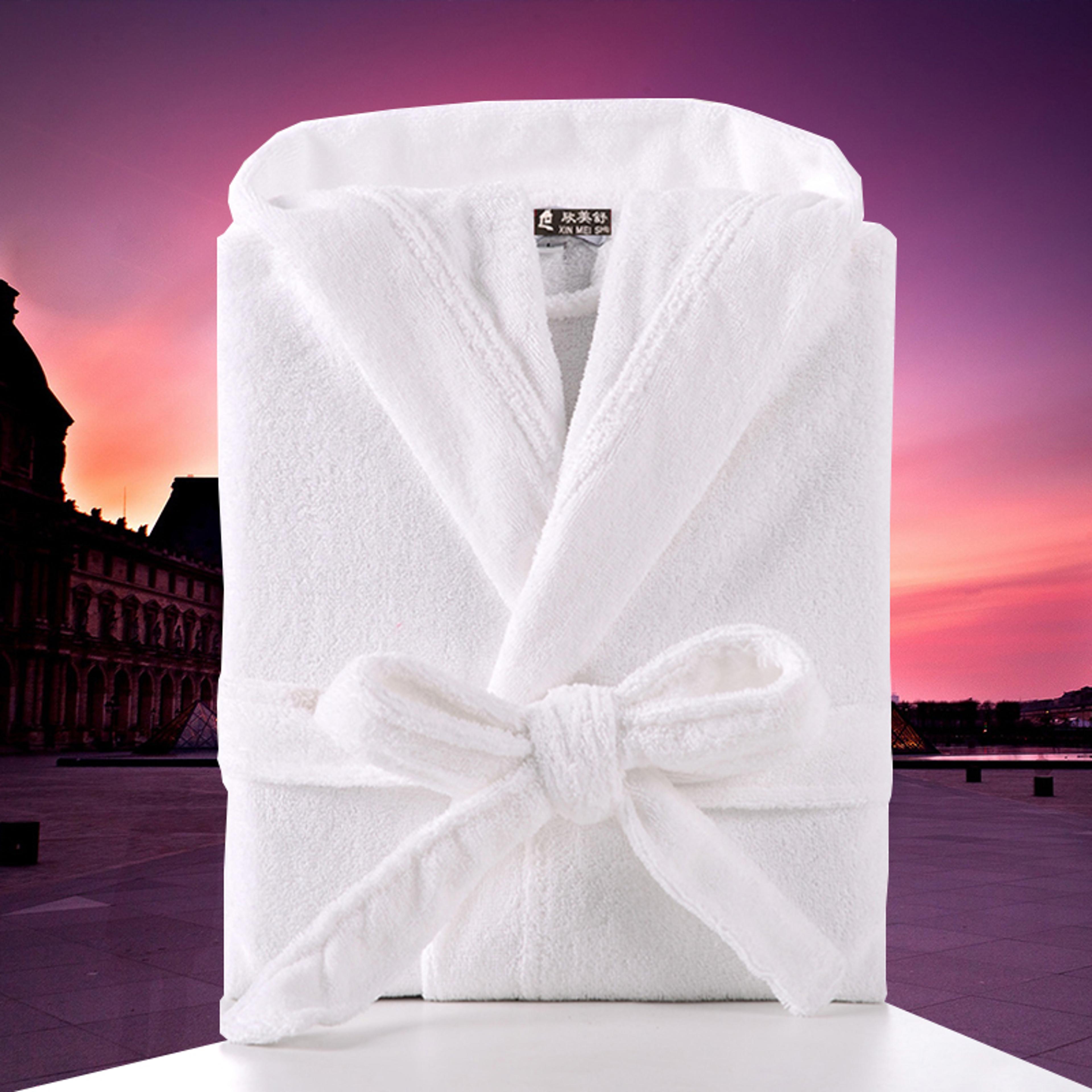 Big And Tall Towel Bathrobe For Men Hooded Cotton Terry Cloth Robe Long Terry Towel Bathrobe 3