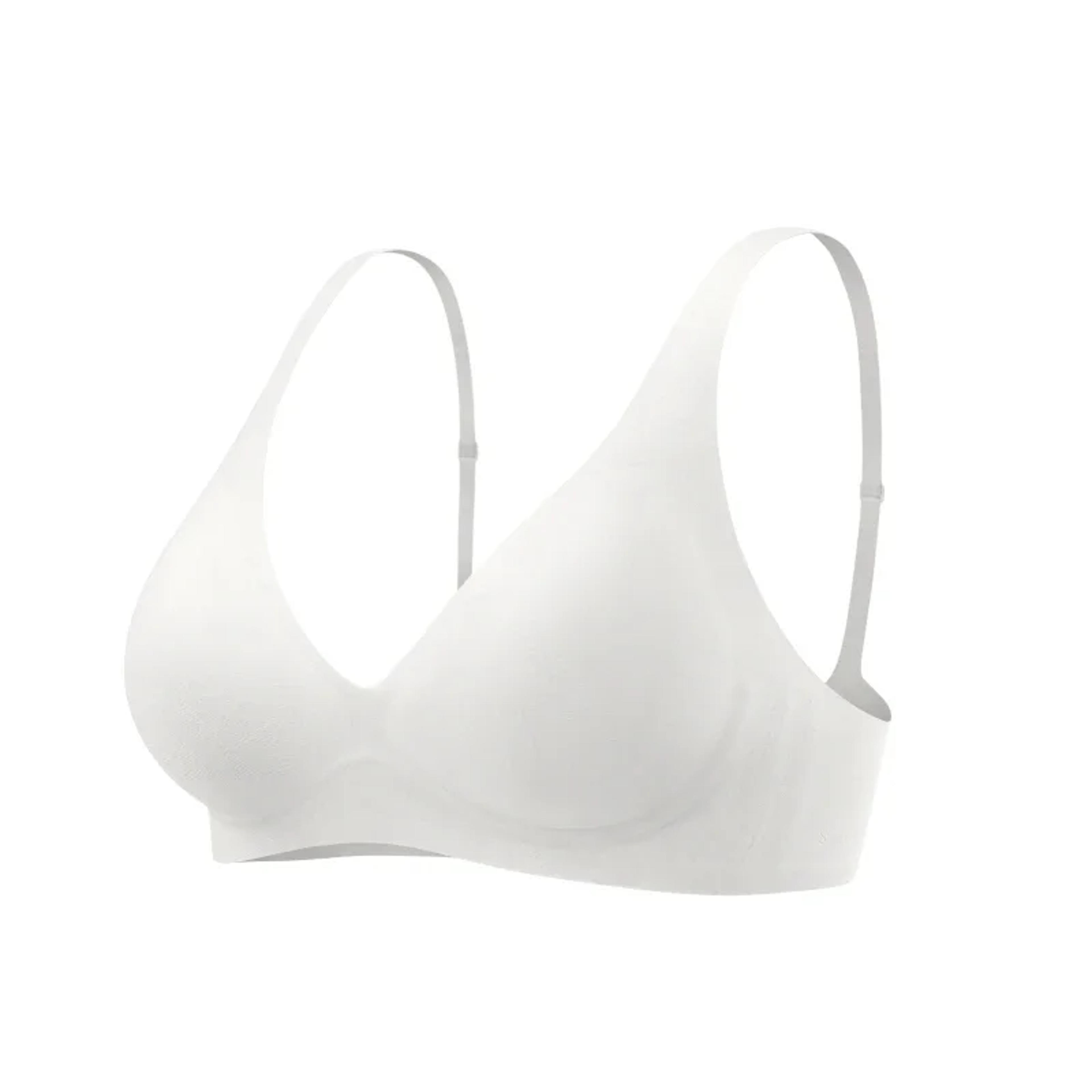 Wireless Deep V Plunge Push Up Seamless Bra For Women 3A Antibacterial AntiSagging Thin Bralettes 1