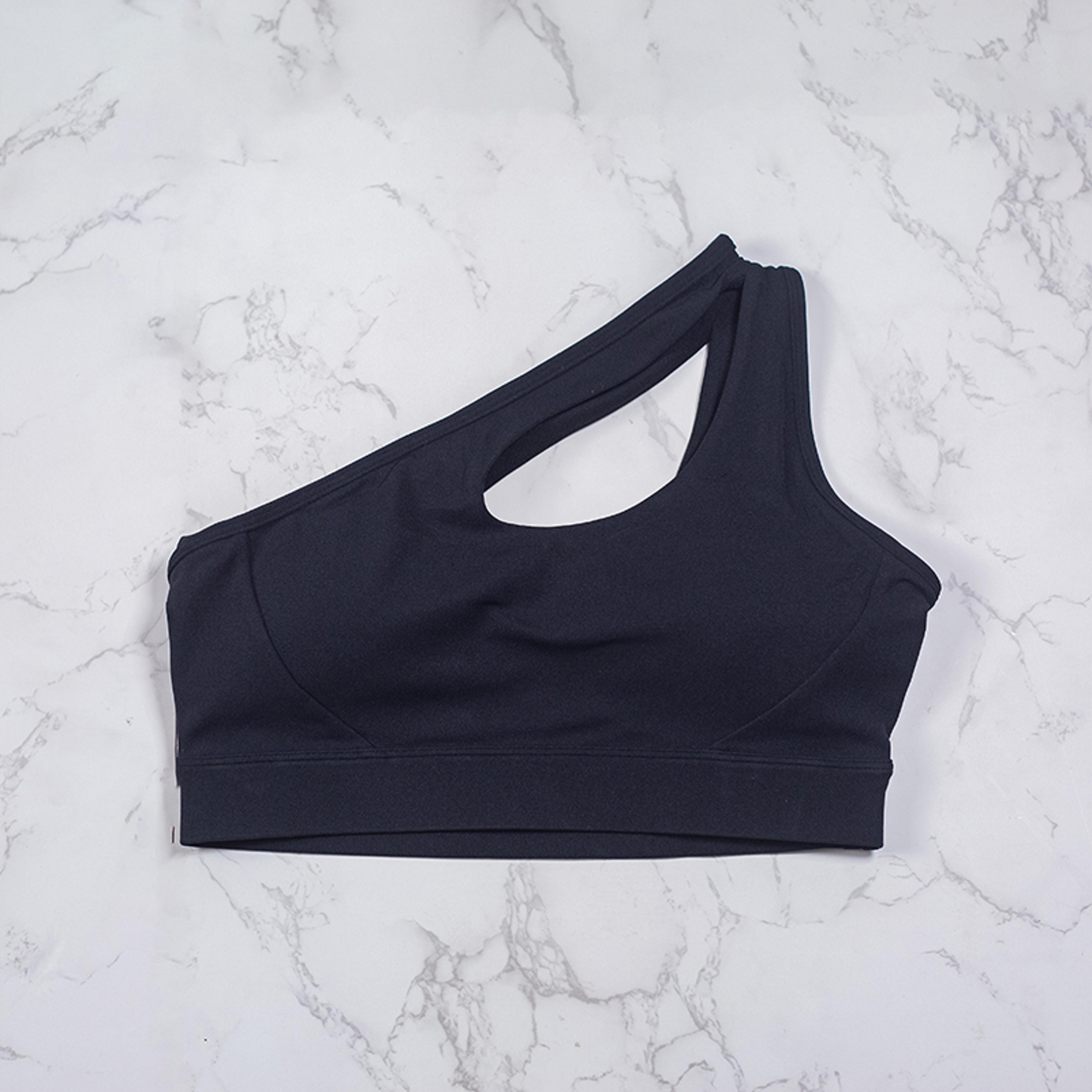 Women One Shoulder Yoga Bra Running Gym Top Fitness Sports Bra For Outdoor Sports 2