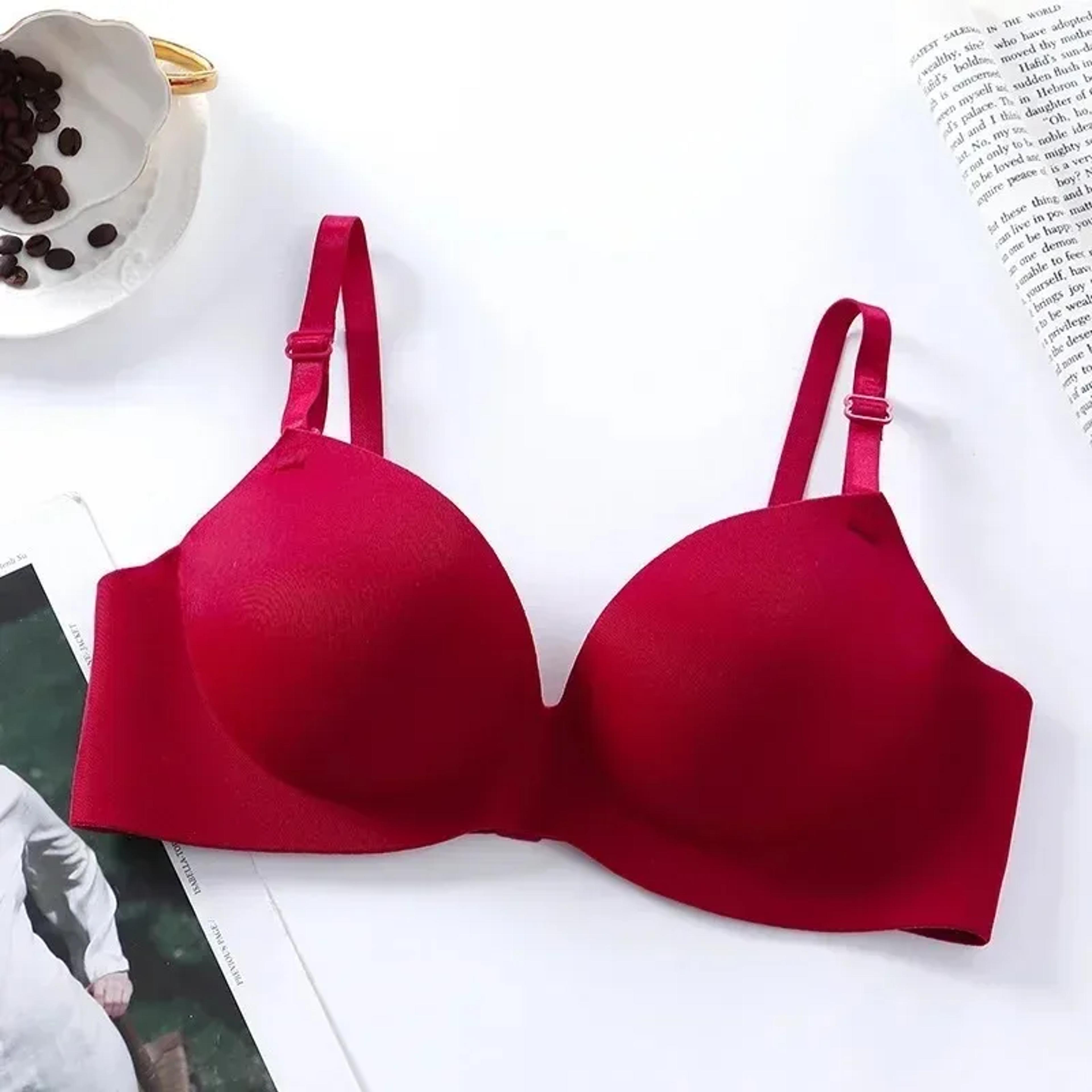 Sexy Push Up Women Seamless Bra Bralette No Wire Breathable Wireless 34 Cup Lingerie For Girls 4