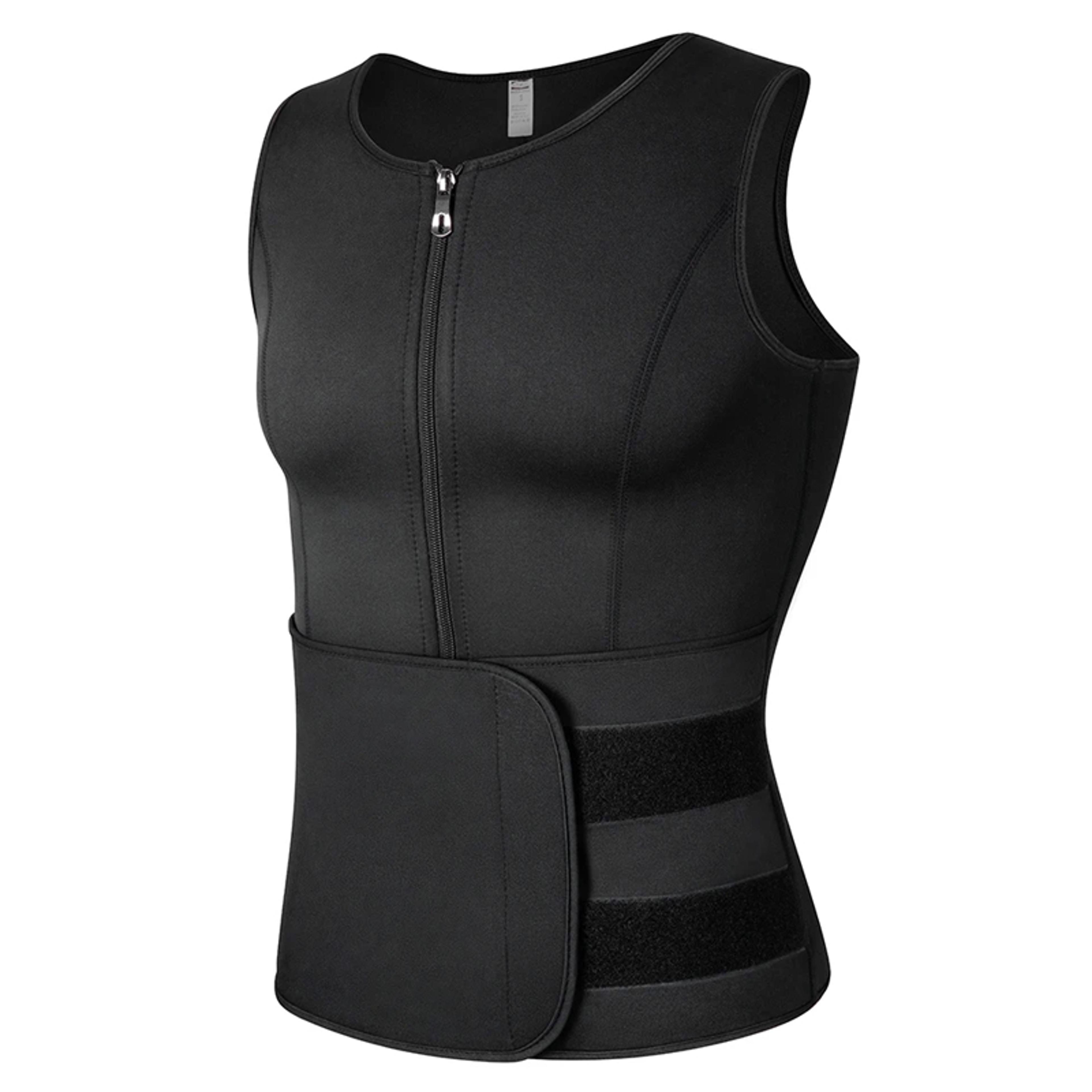 Sauna Suit Sweat Vest For Men Body Shaper Waist Trainer Weight Loss Shirt Slimming Underwear Fat Bu