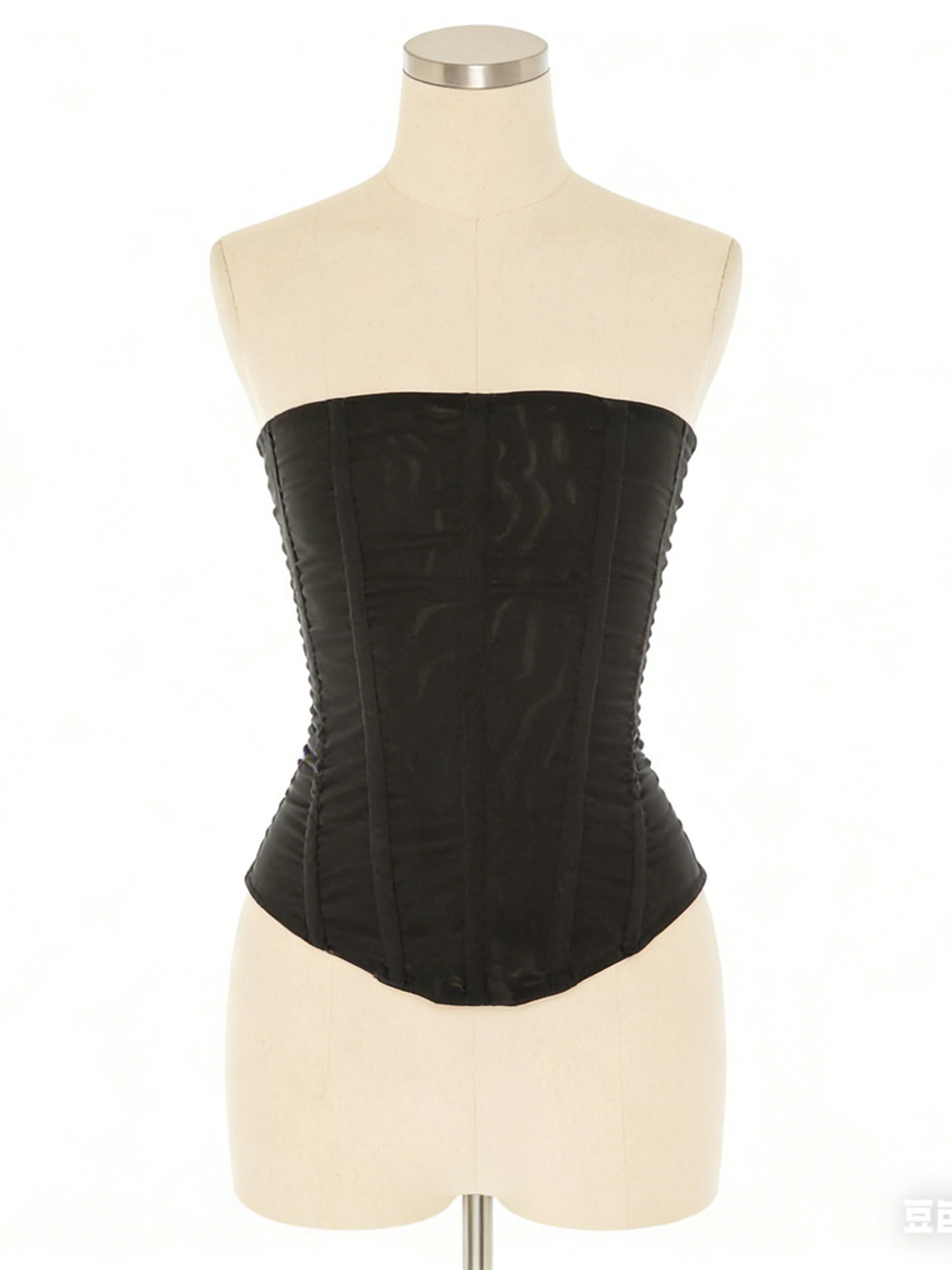 Tossy Mesh Backless Summer Vest Female Elegant Luxury Patchwork Strapless Solid Slim Streetwear Inn 4