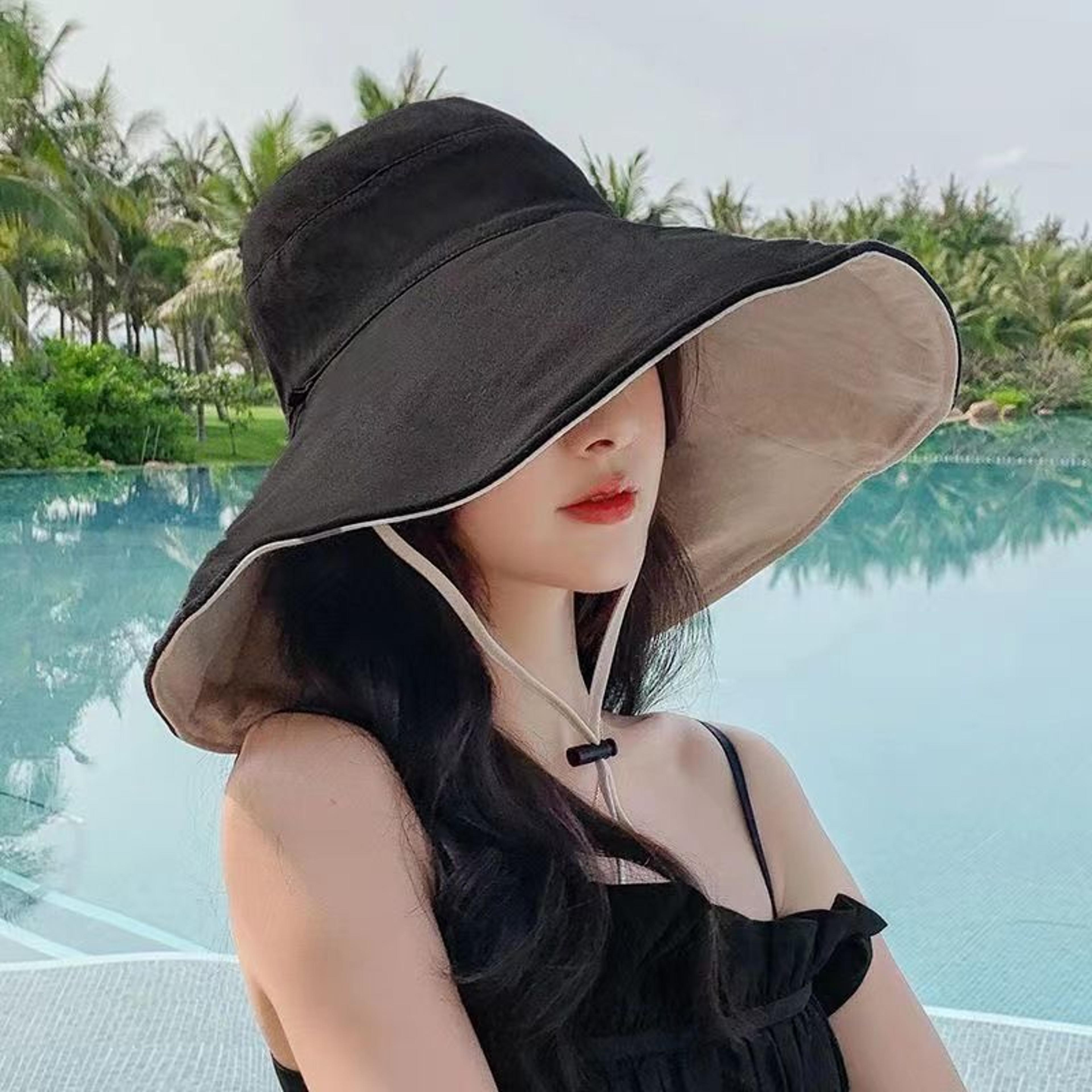 double sided sun protection hat anti uv protection beach hat for summer