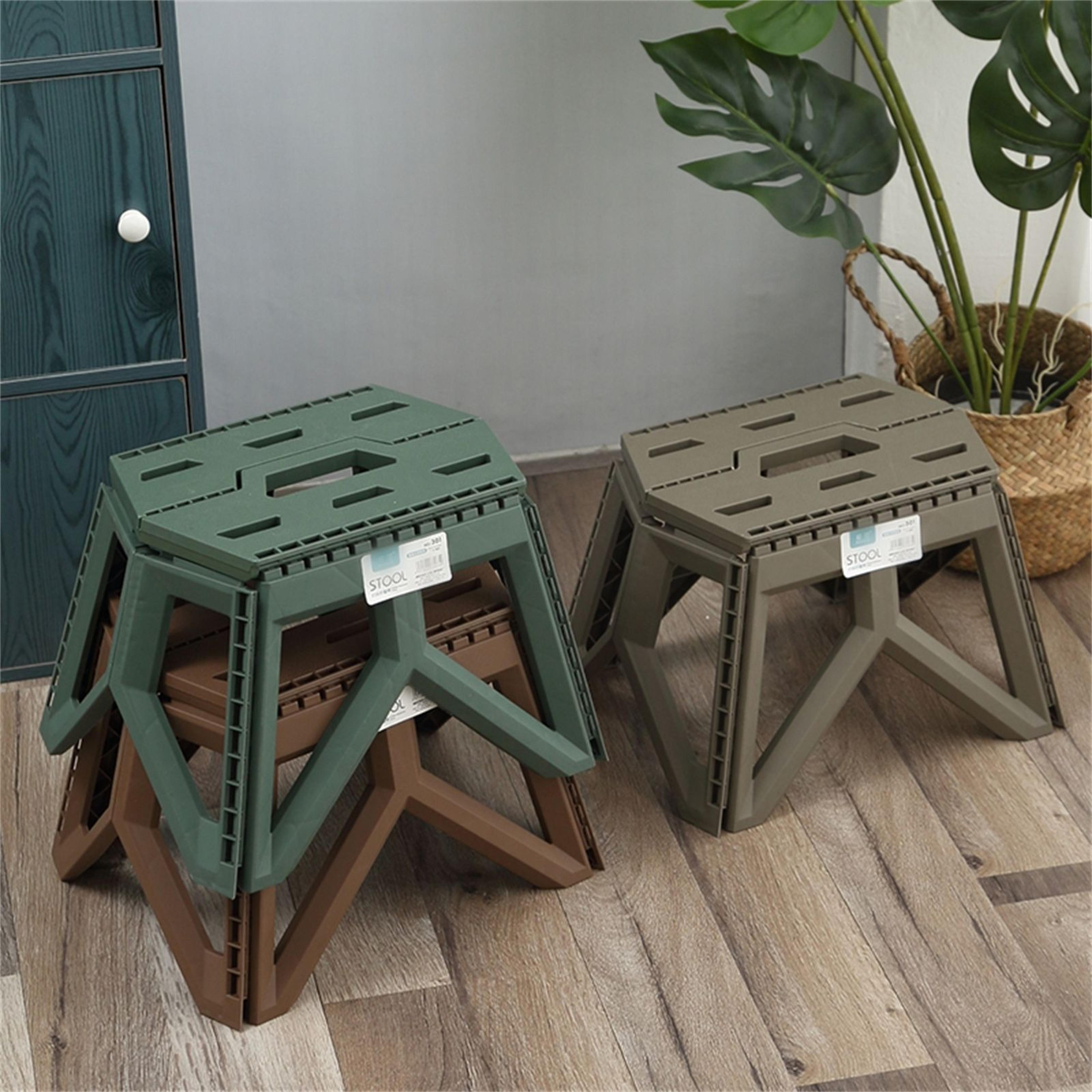 Portable Outdoor Small Stool HeavyDuty Folding Chair for Camping Fishing  Beach