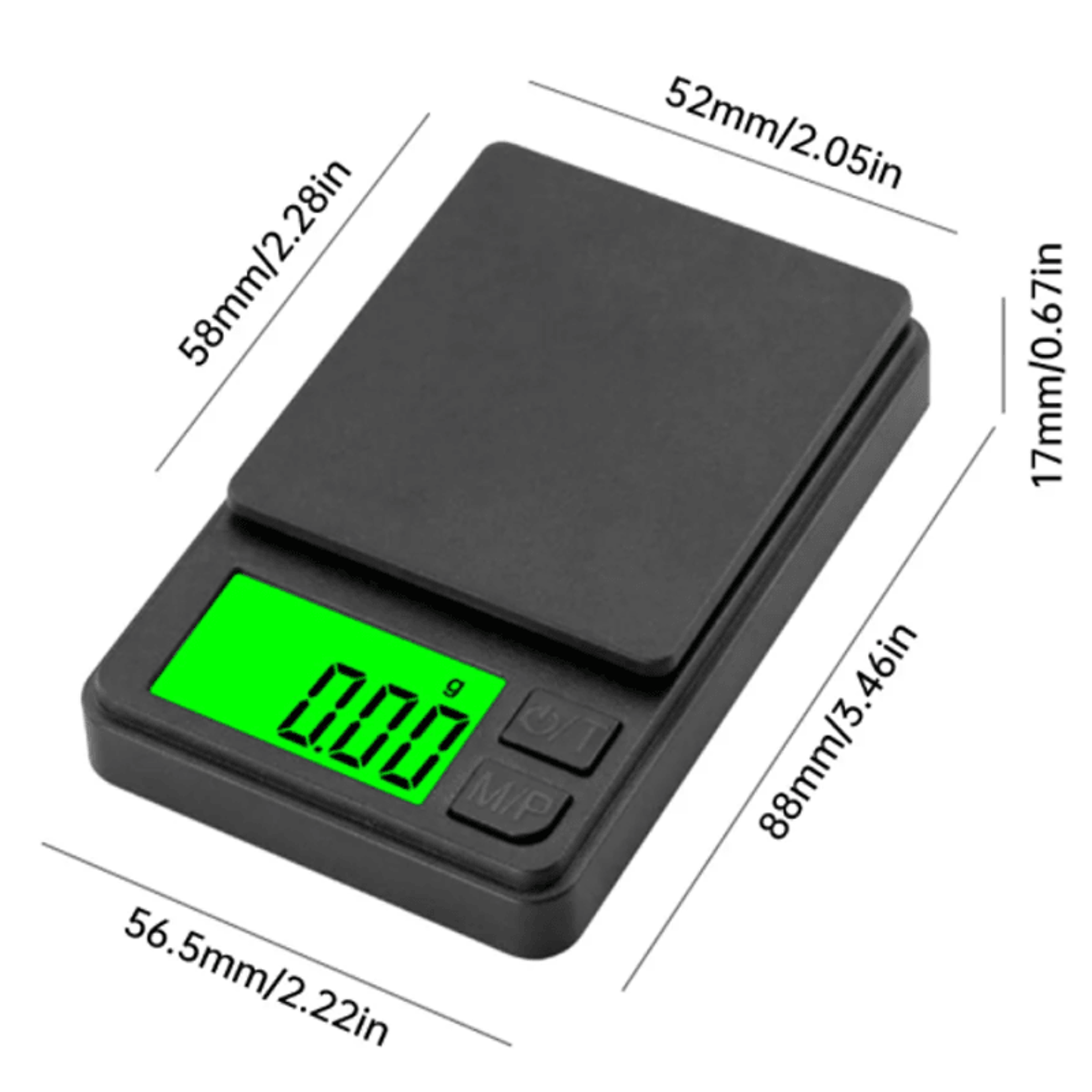 Precision Pocket Scale Digital Gram Scale For Food Jewelry  Travel  Mini Portable Scale 2