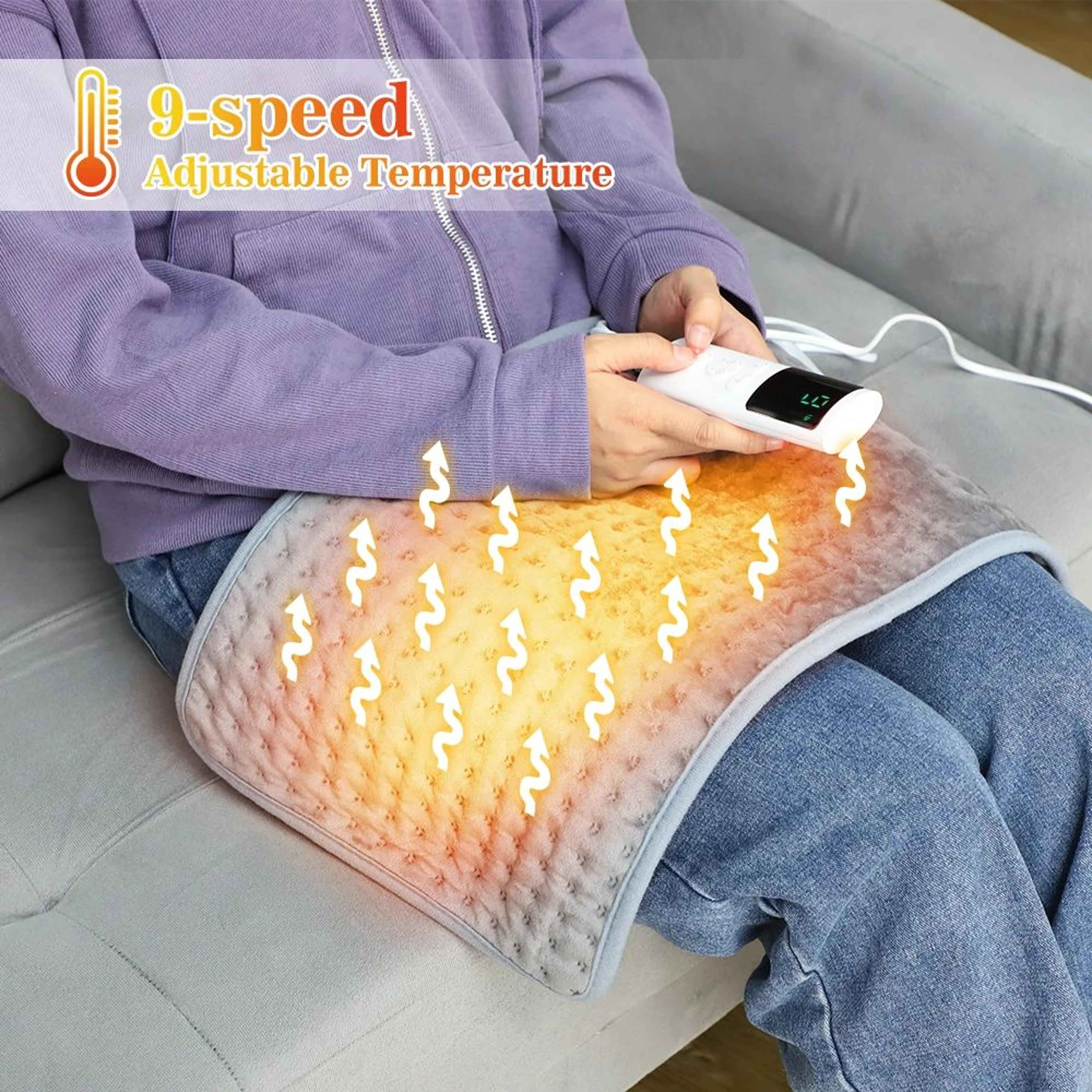 Electric Heating Pad For Winter Bed Blanket Office Hand Foot Warmer Washable Soft Plush Heater Mat 2