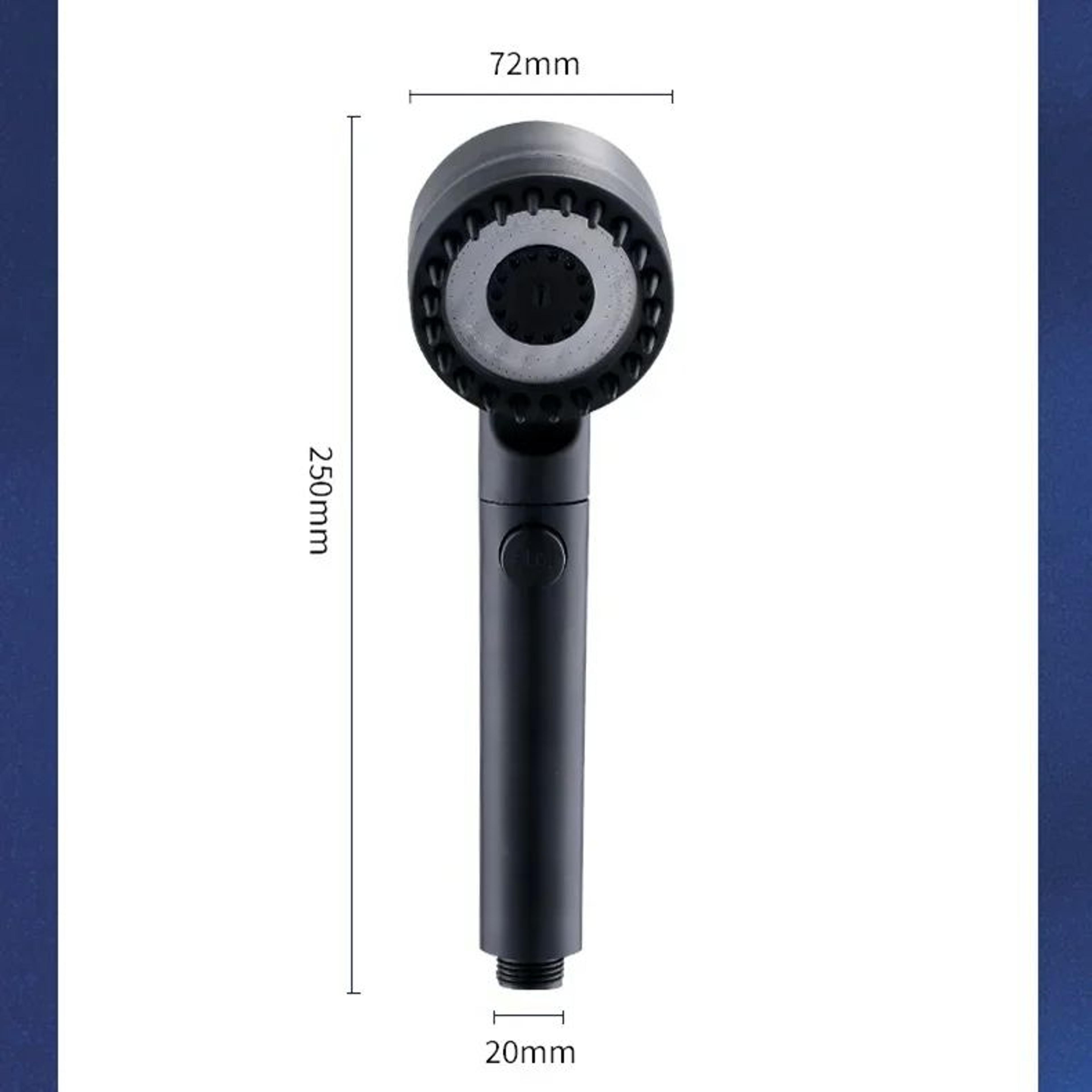 High Pressurized Filter Shower Head Adjustable Spray With Massage Brush Rain Faucet Water Saving Ba