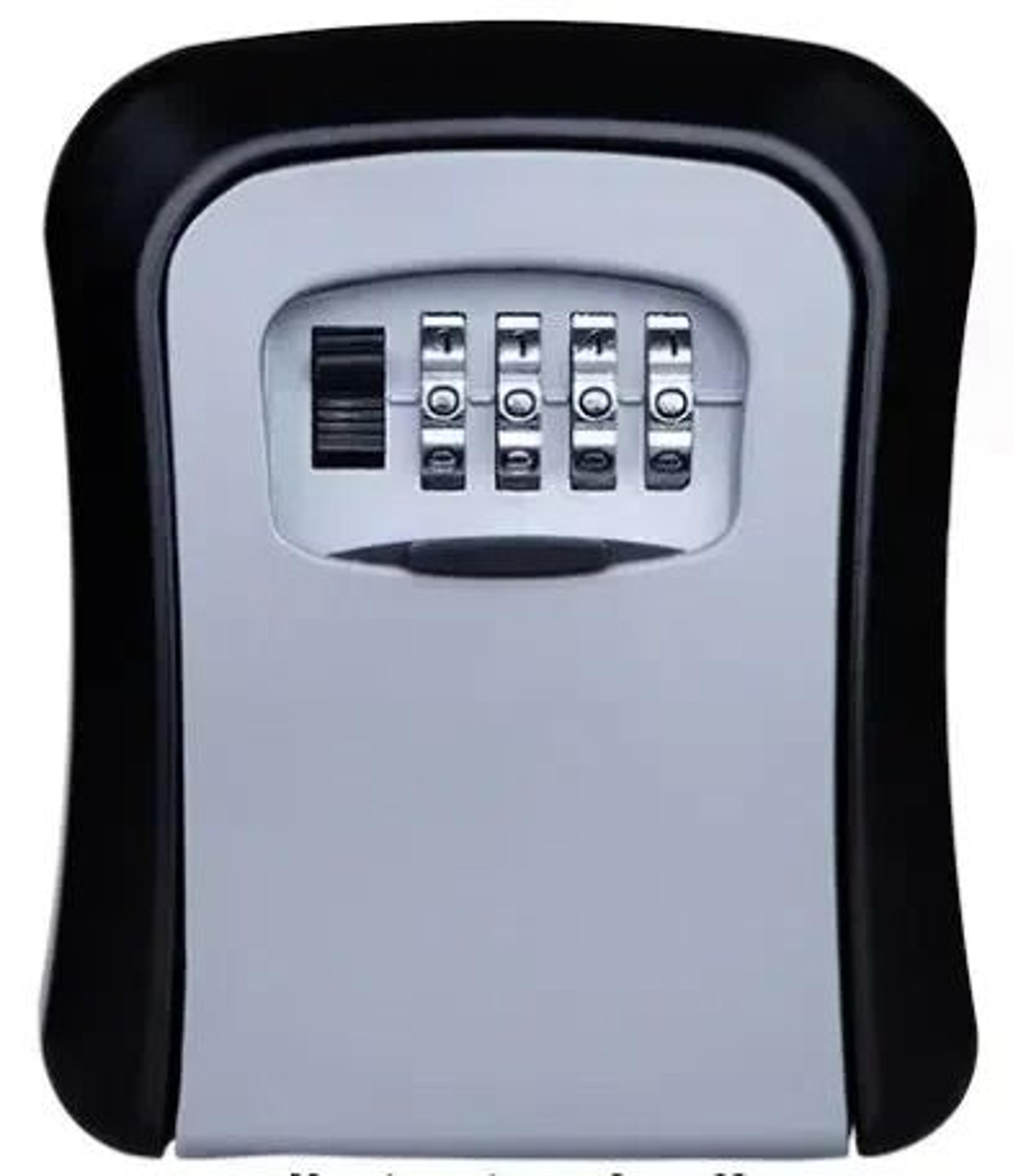 Key Keeper Combination Lock Wall Mounted Waterproof 4Digit Password Safe Box Easy Installation For  6