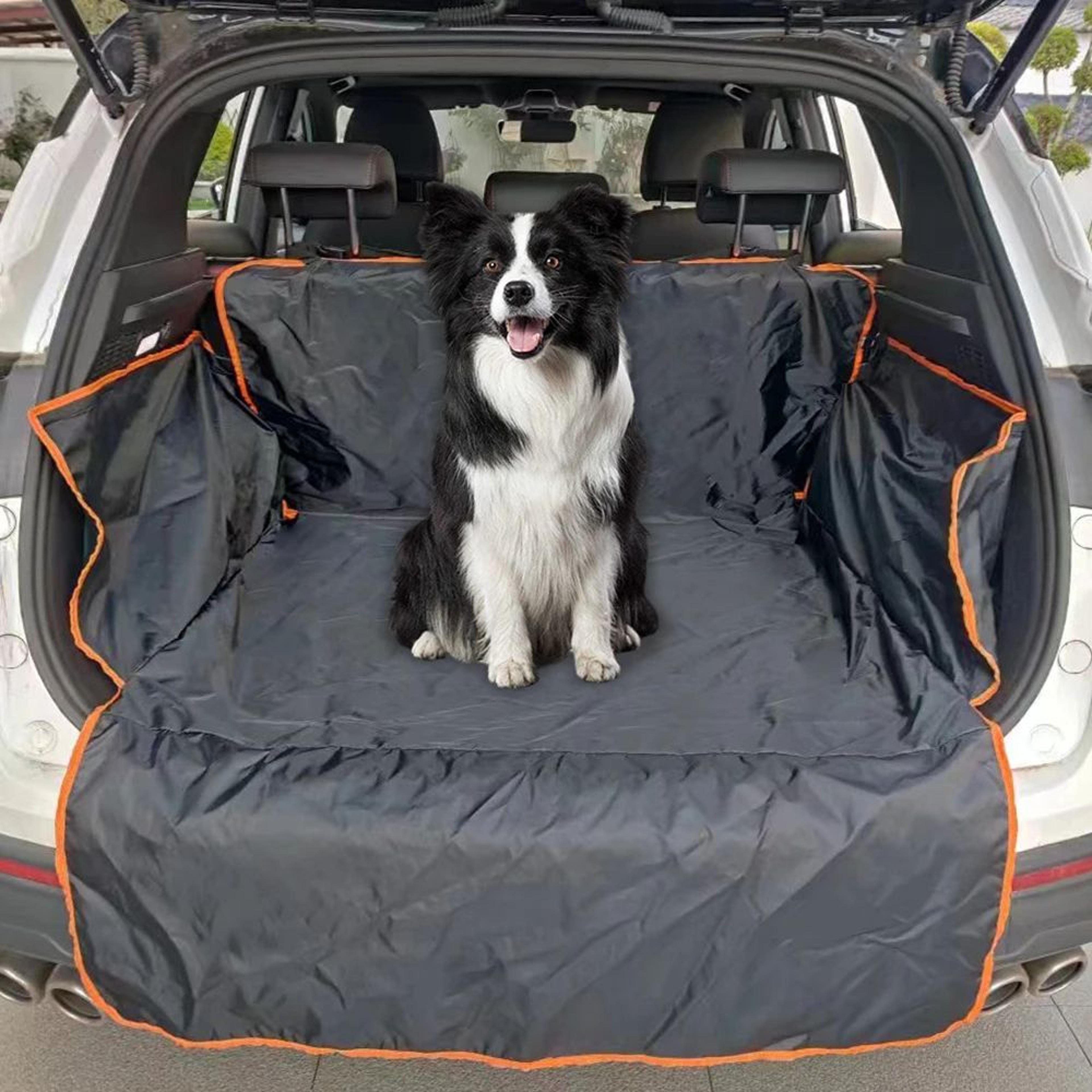 universal fit suv cargo liner, waterproof trunk seat protector for pets, dogs, and outdoor adventures