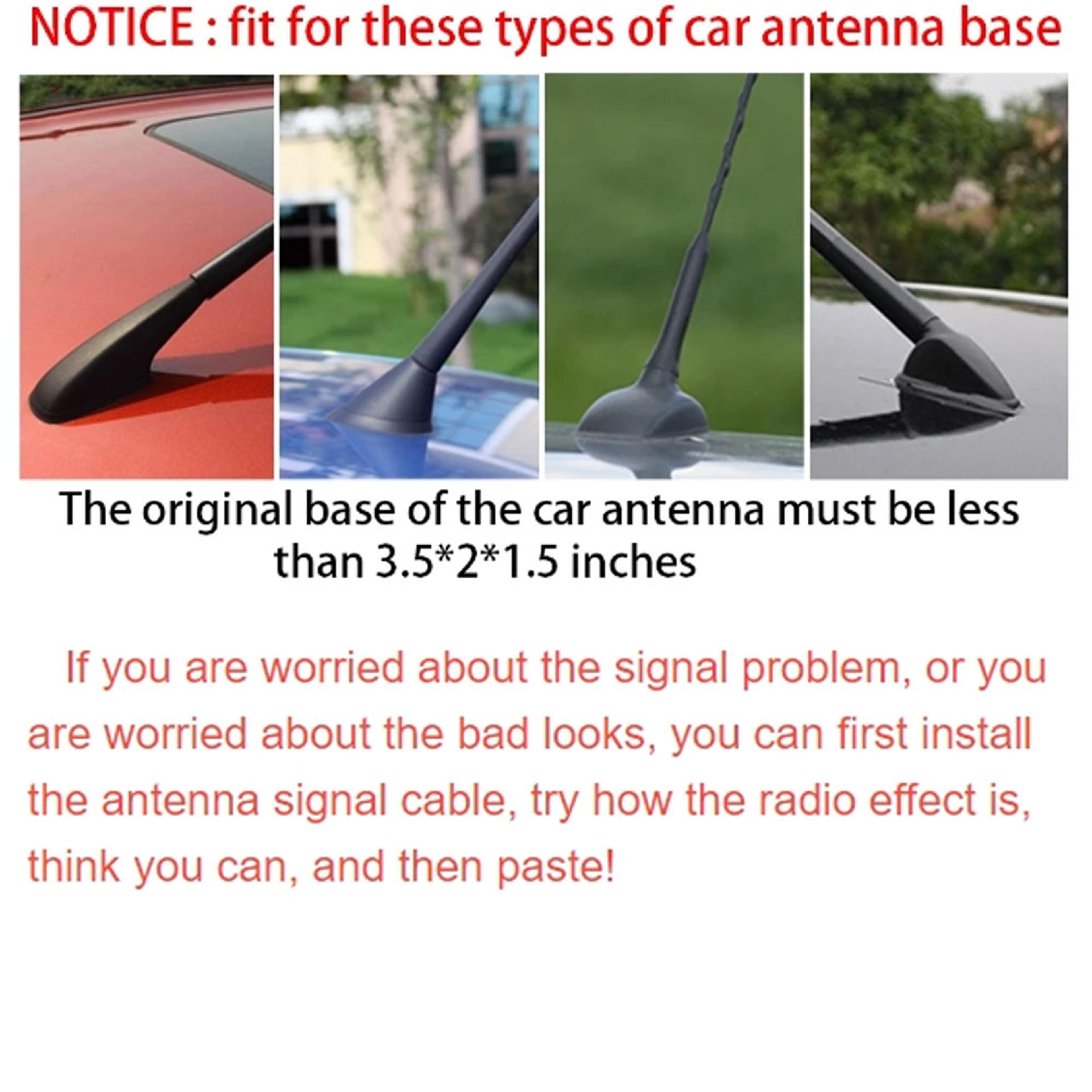 Universal Car Antennas Shark Fin Auto Radio Signal Aerials For Any Car Model 2