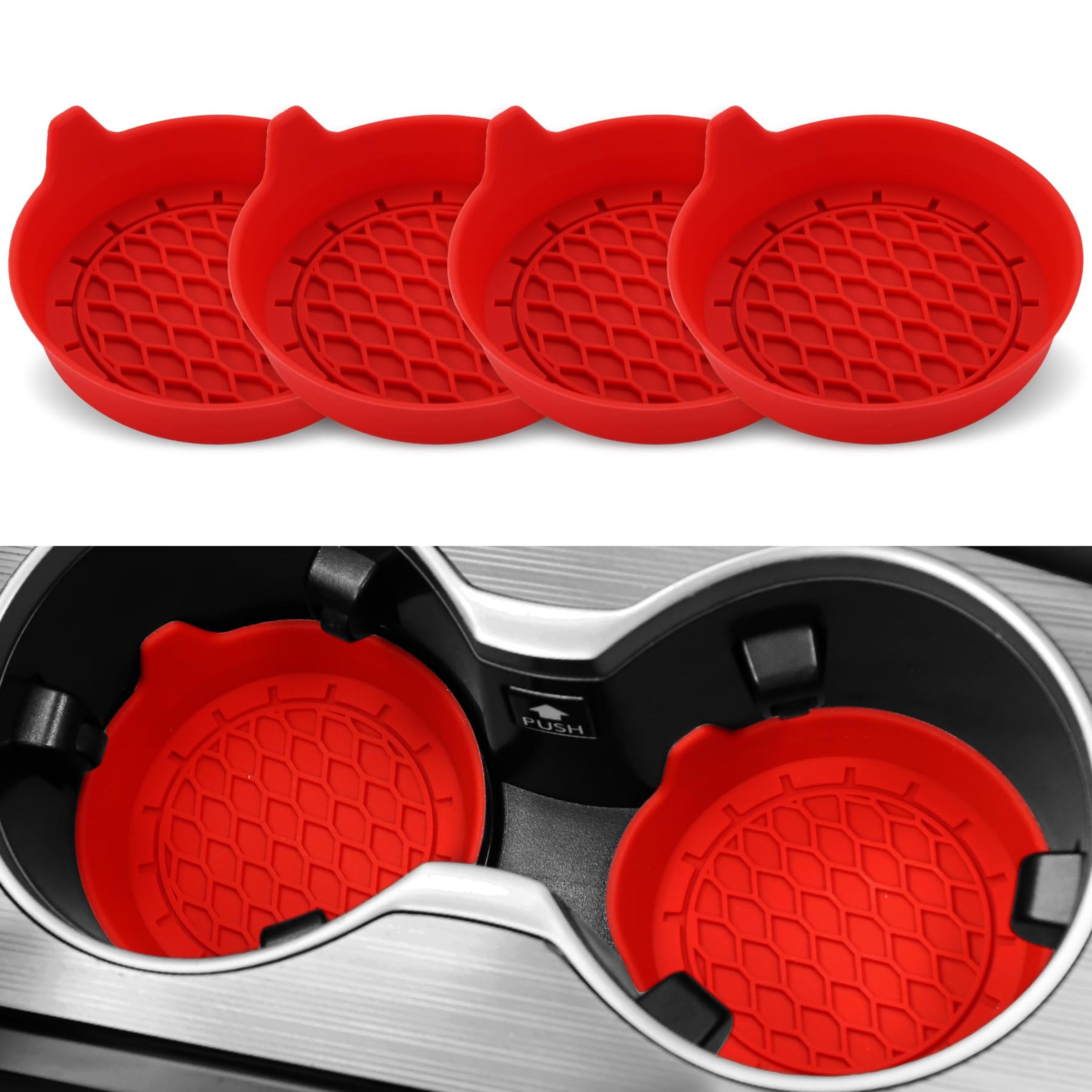 Universal Silicone Car Cup Holder Coaster NonSlip Insert AntiScratch  Silent Cup Pad For Auto Inter 13