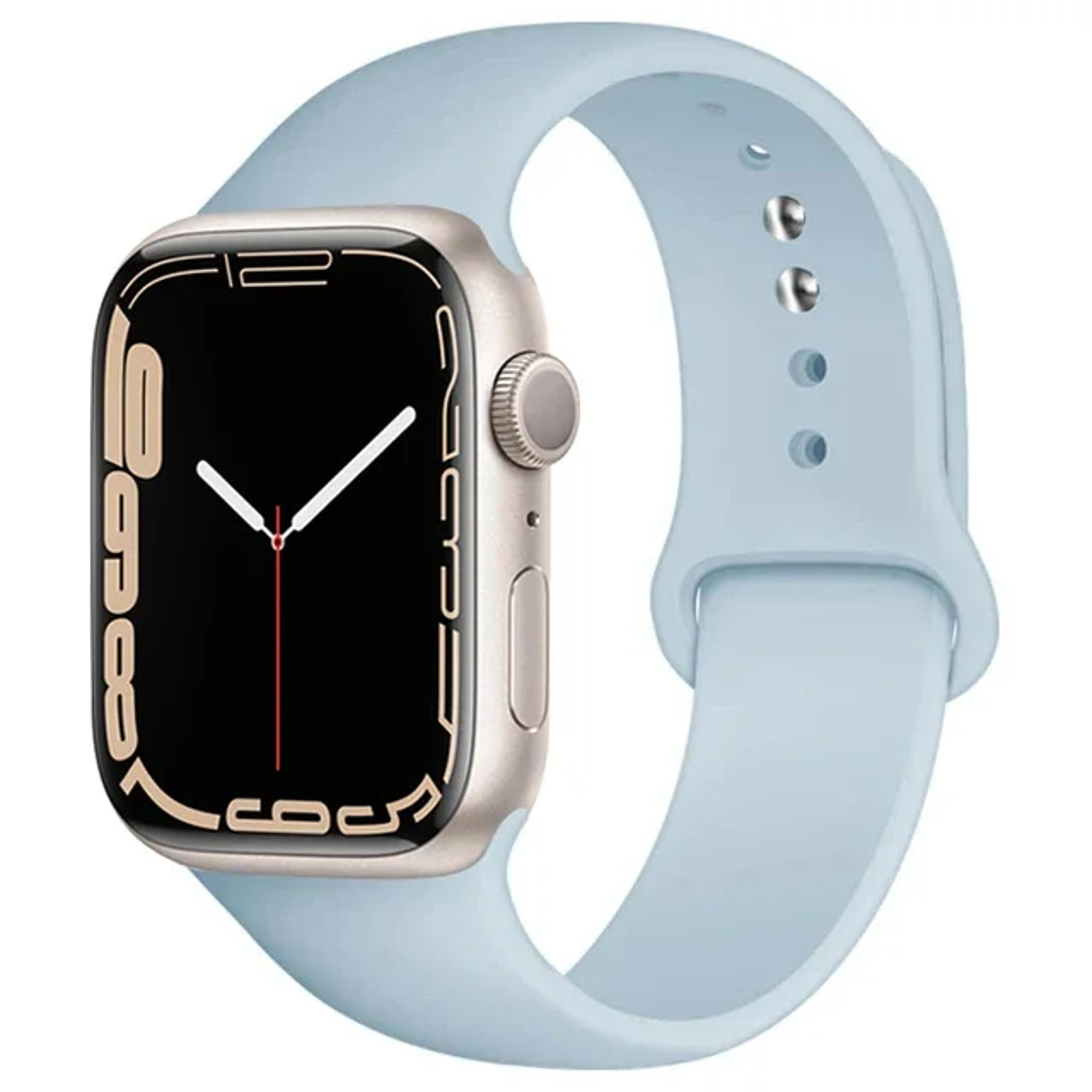 Soft Silicone Sport Band For Apple Watch Comfortable Replacement Strap For Fitness And Daily Wear 9