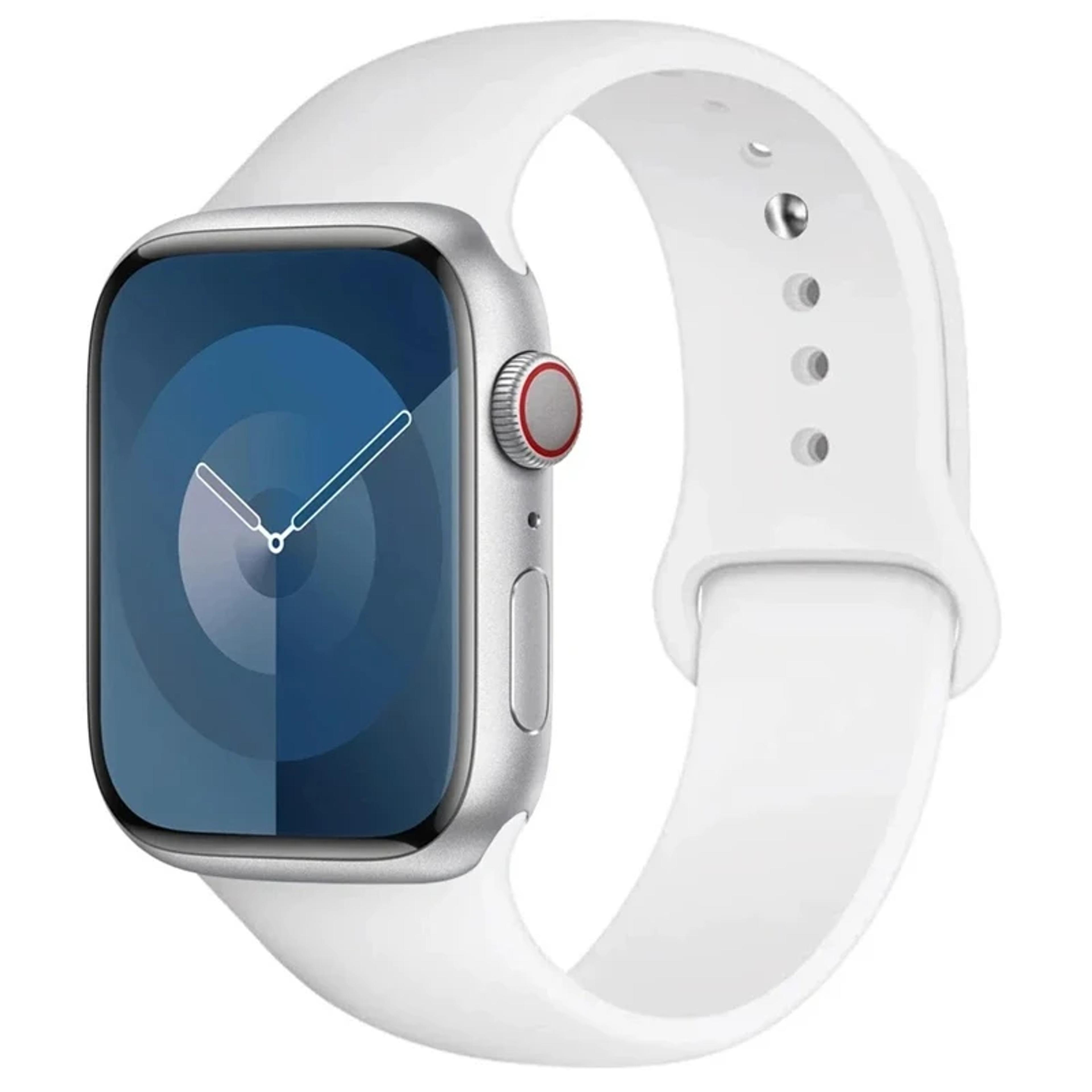 Soft Silicone Sport Band For Apple Watch Comfortable Replacement Strap For Fitness And Daily Wear 13