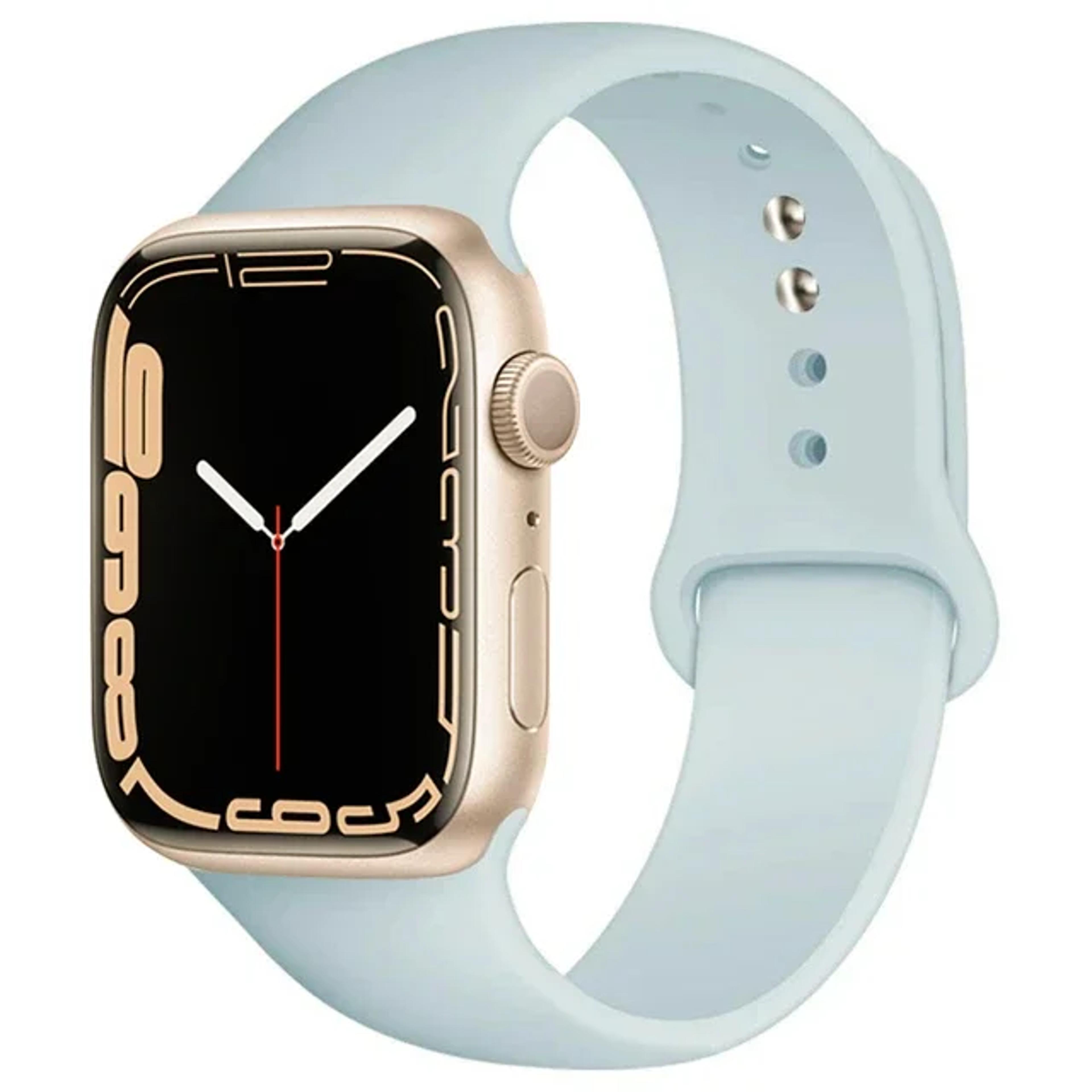 Soft Silicone Sport Band For Apple Watch Comfortable Replacement Strap For Fitness And Daily Wear 34