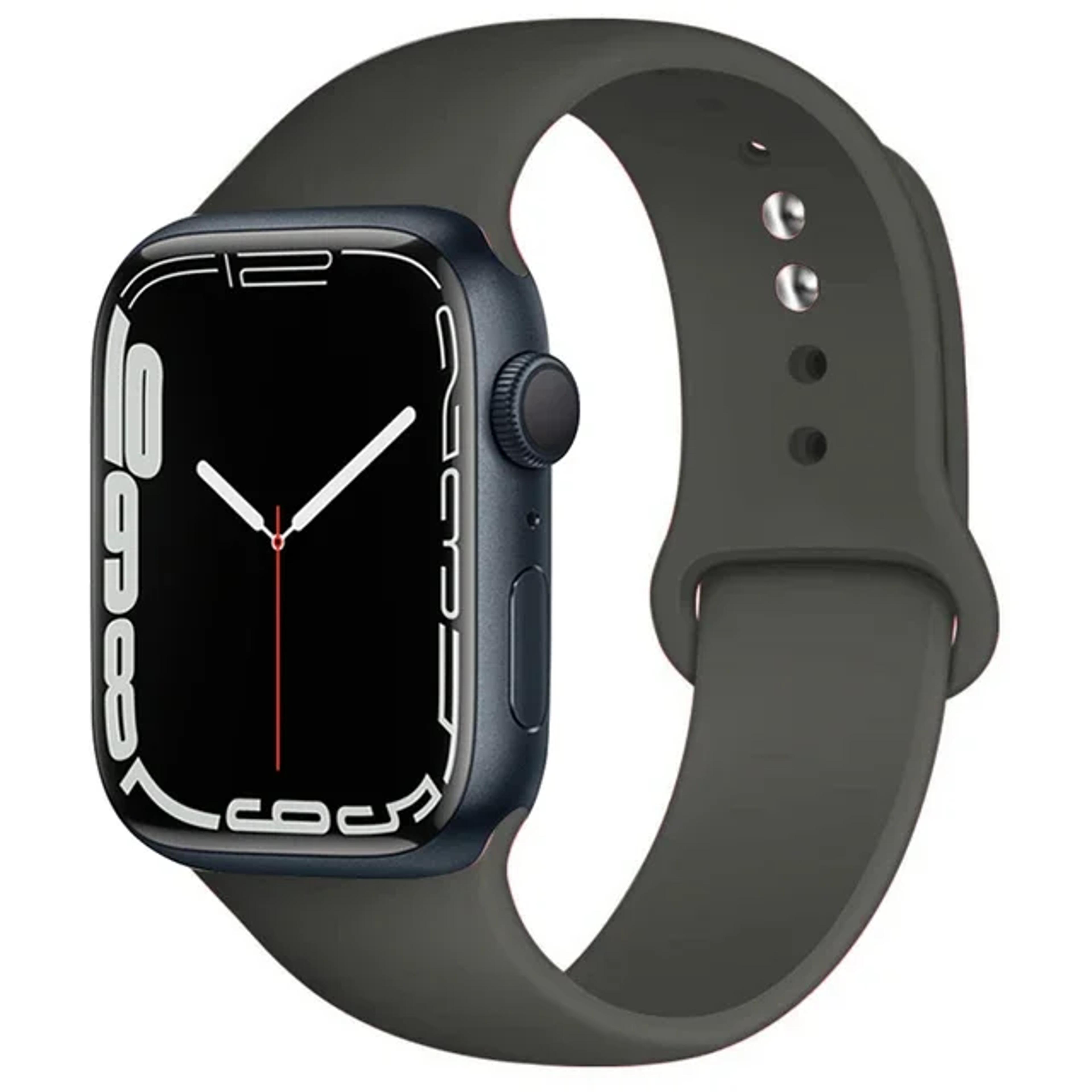 Soft Silicone Sport Band For Apple Watch Comfortable Replacement Strap For Fitness And Daily Wear 43