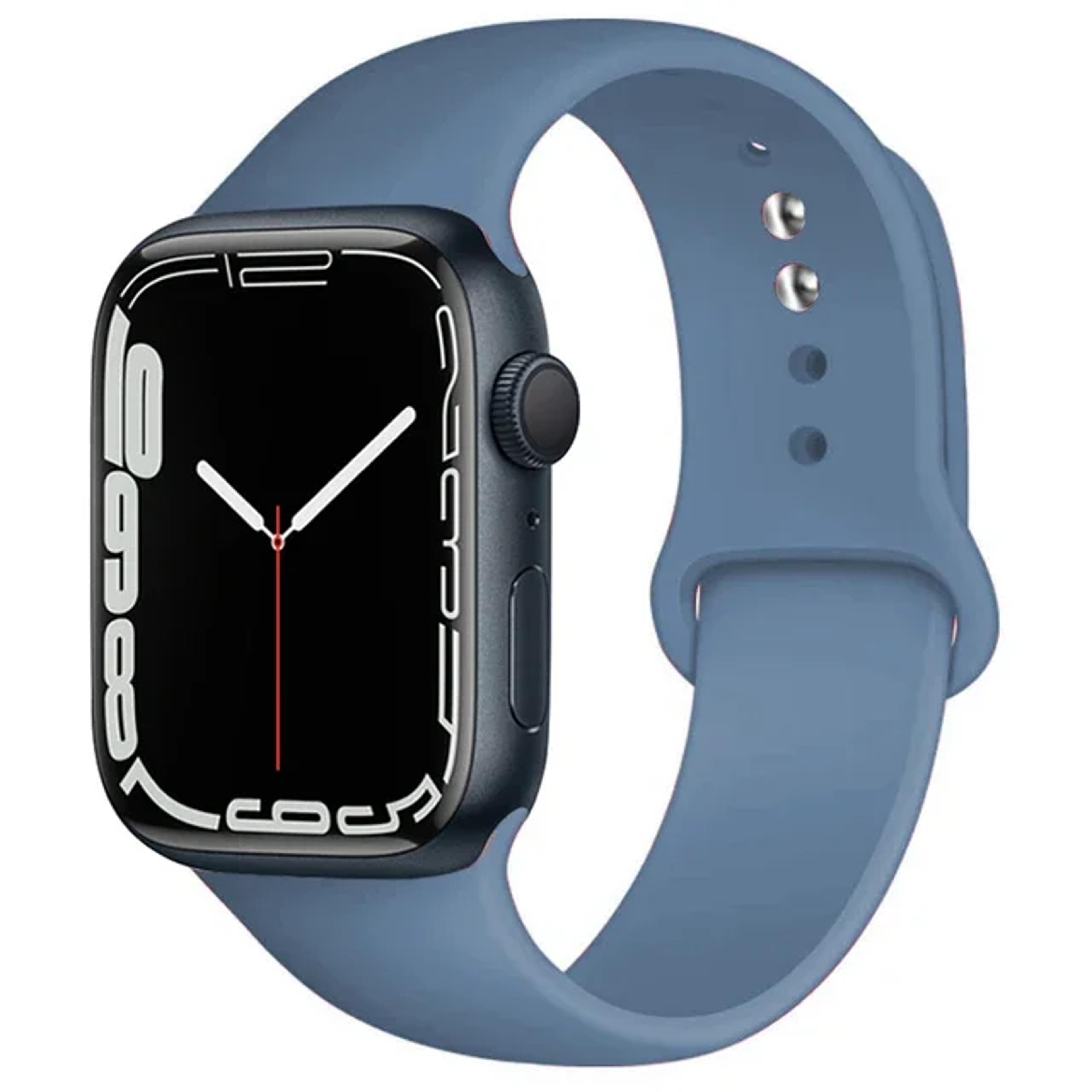 Soft Silicone Sport Band For Apple Watch Comfortable Replacement Strap For Fitness And Daily Wear 60