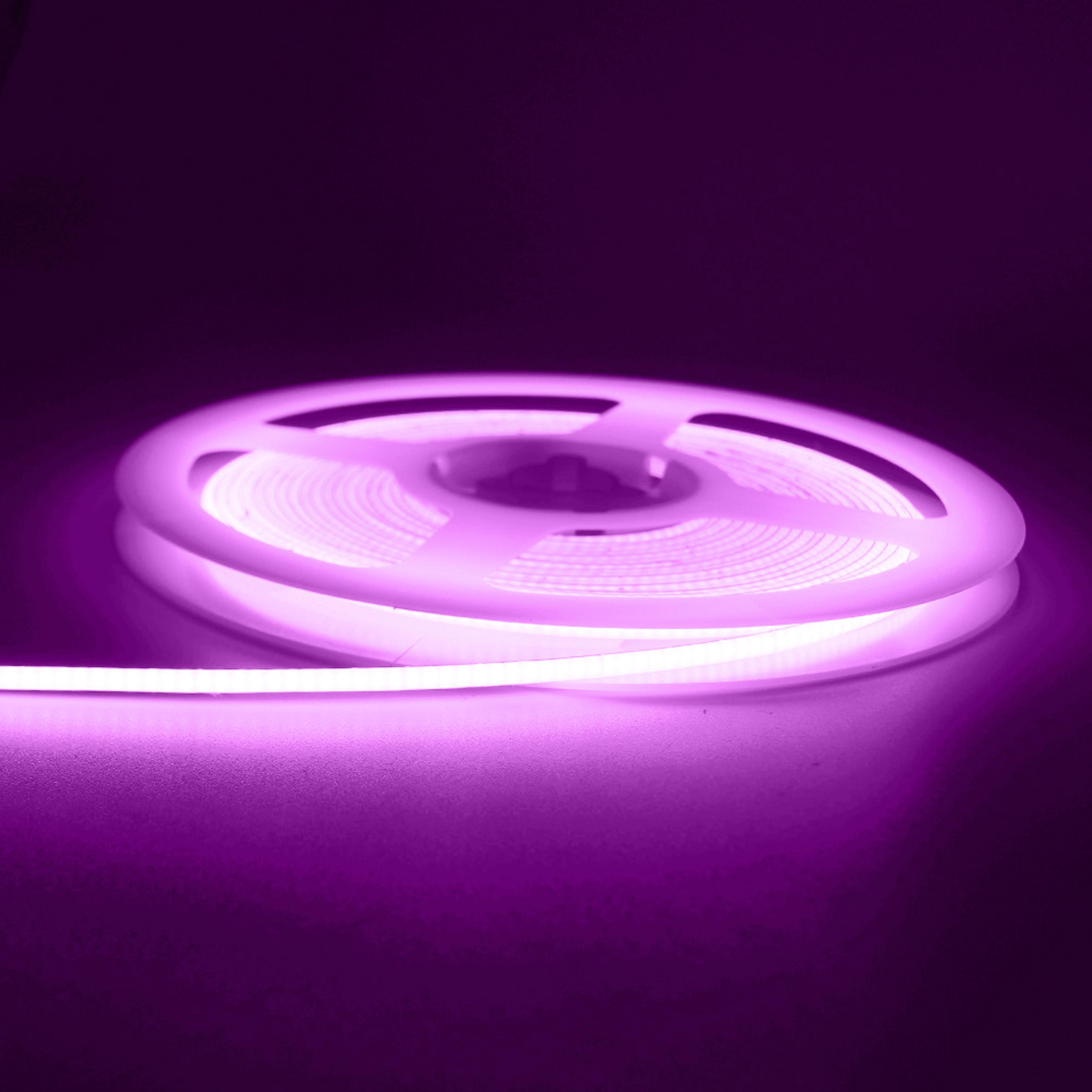 Ultra Thin Colorful COB LED Strip Light High Density Flexible Tape For Car Room Decor DIY Lighting 9