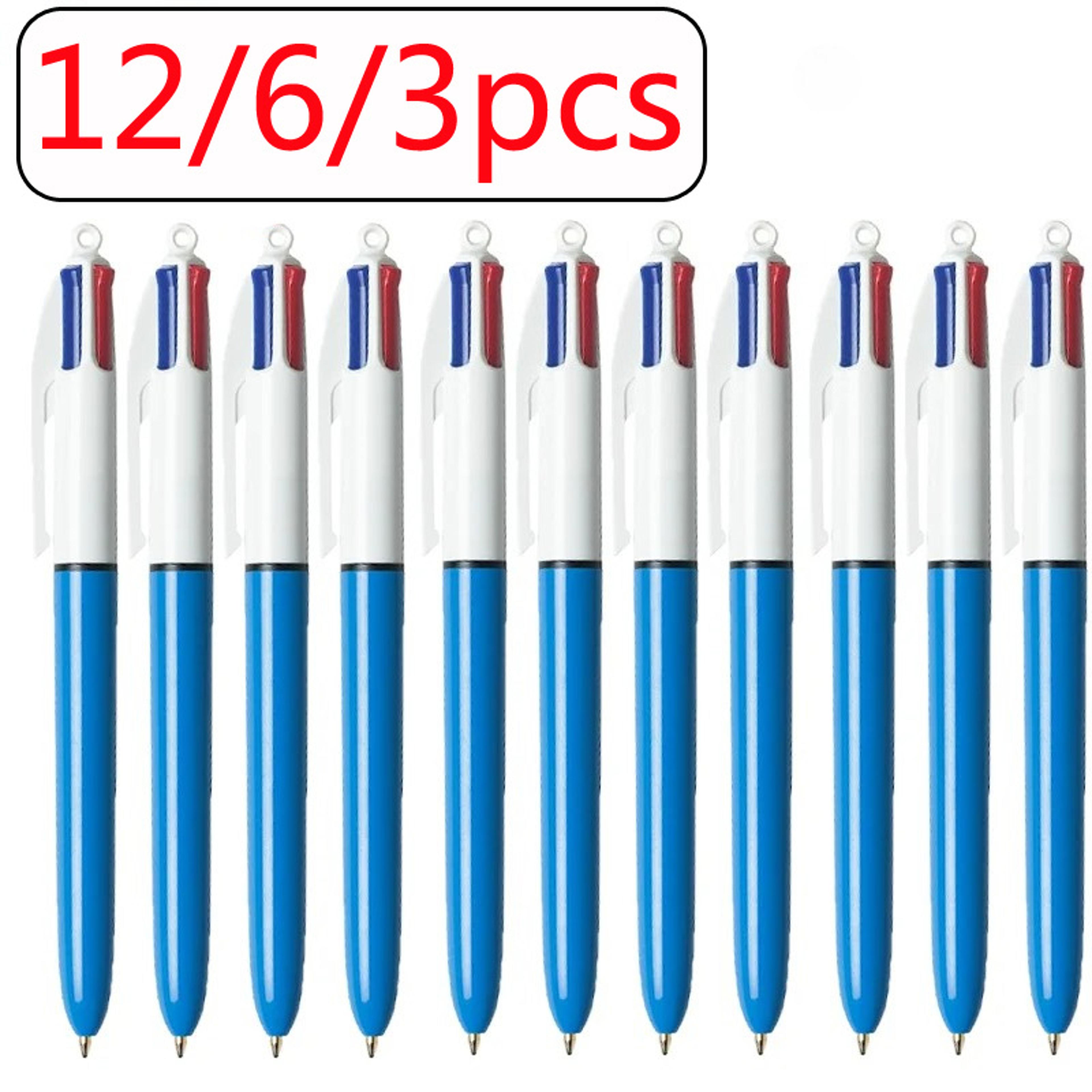 4 color retractable ballpoint pen, 4in1 multipen for smooth writing office supplies, school stationery, and teacher gif