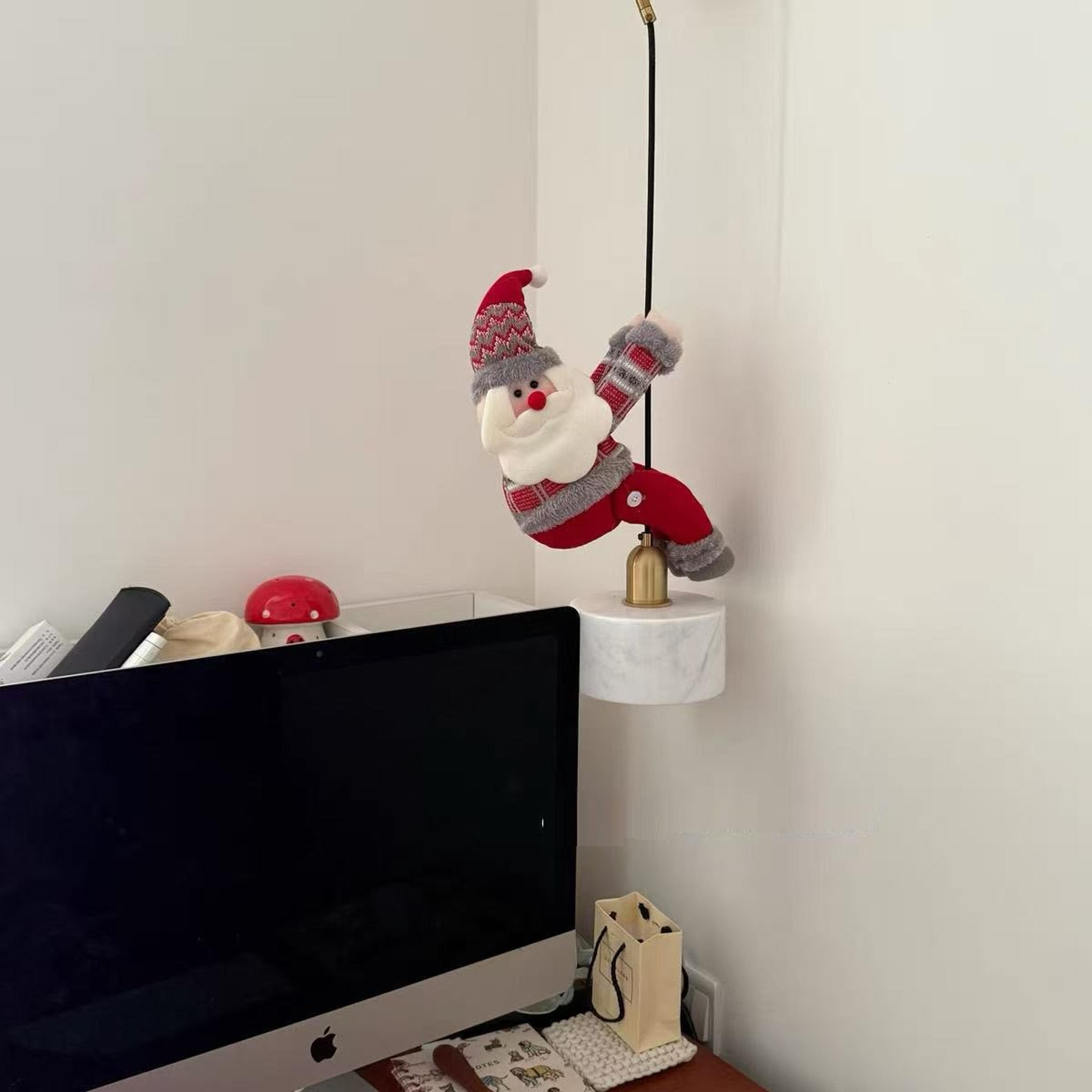 Santa Claus Ornaments Christmas Decorations Pendant Lights Window Decorations Curtain Decorations C 5