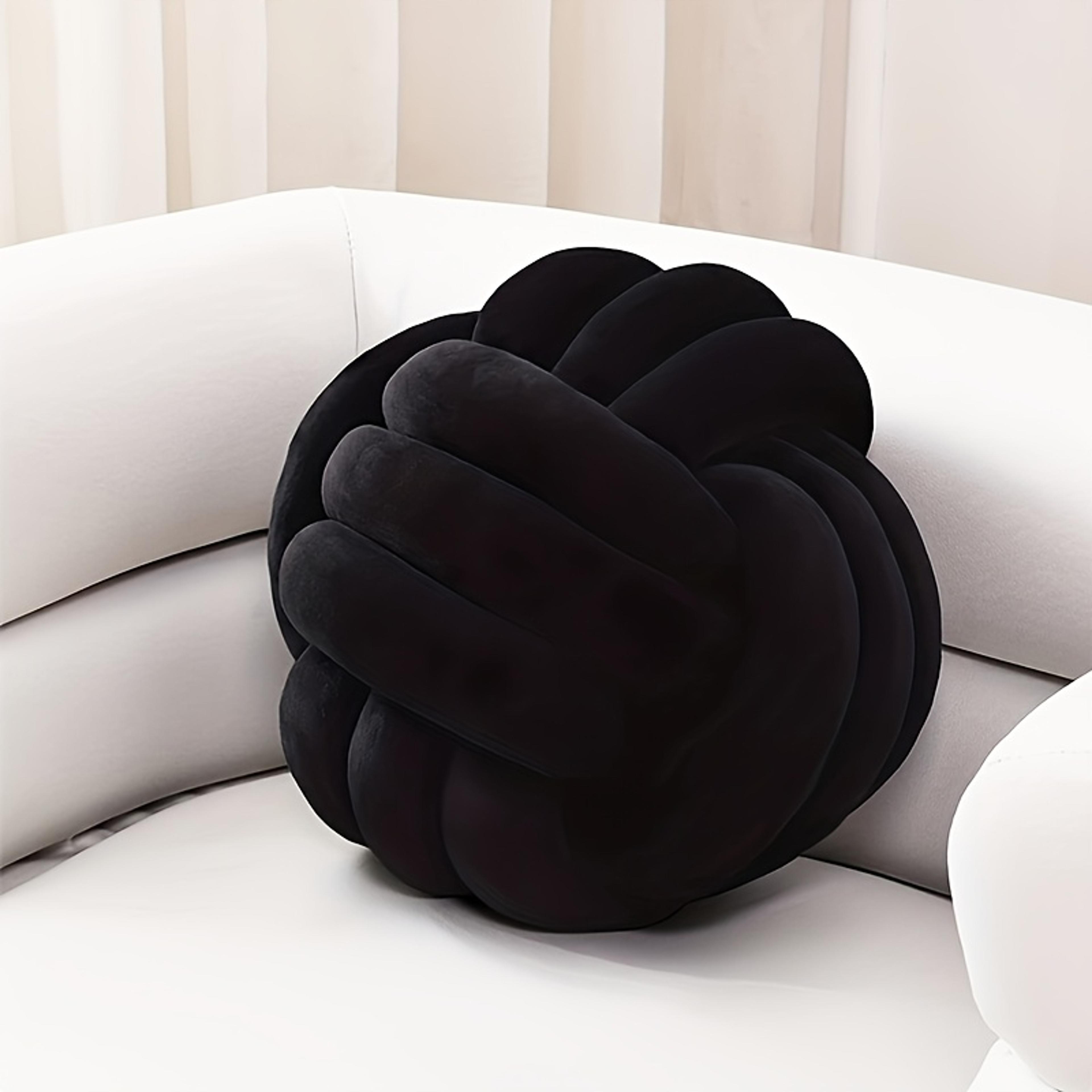Round Ball Pillows Soft Plush Knot Pillow Balls Decorative Throw Pillows For Home Decoration 0